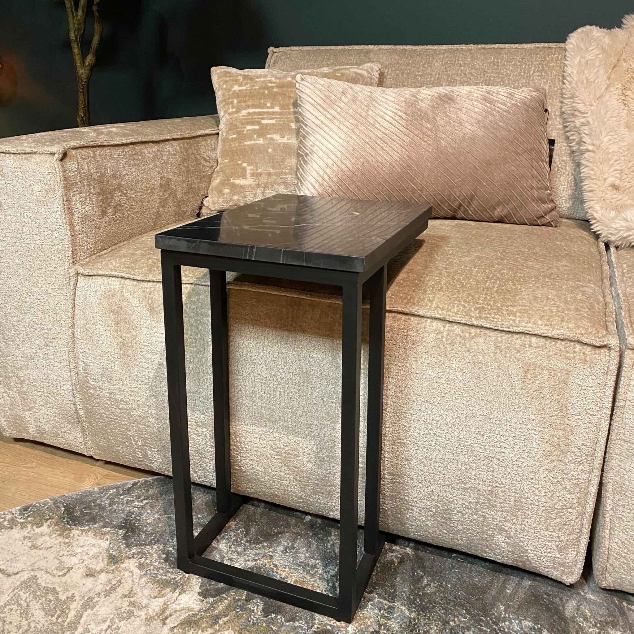 Slider Nova Zwart Marmer 40 cm