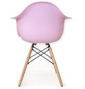 Eetkamerstoel Kunstof zitting stoel - Roze