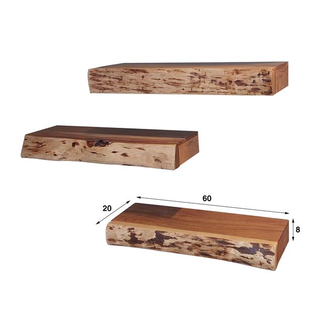 Wandschap met lade set/3 tree storage