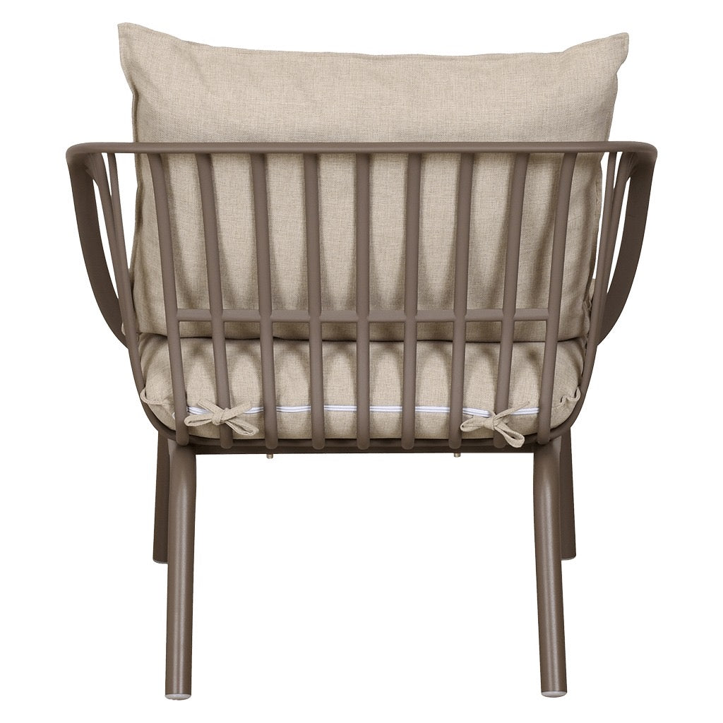 Tuinset Luka Taupe / Grijs – Complete Loungeset met Kussens – Modern & Onderhoudsvrij