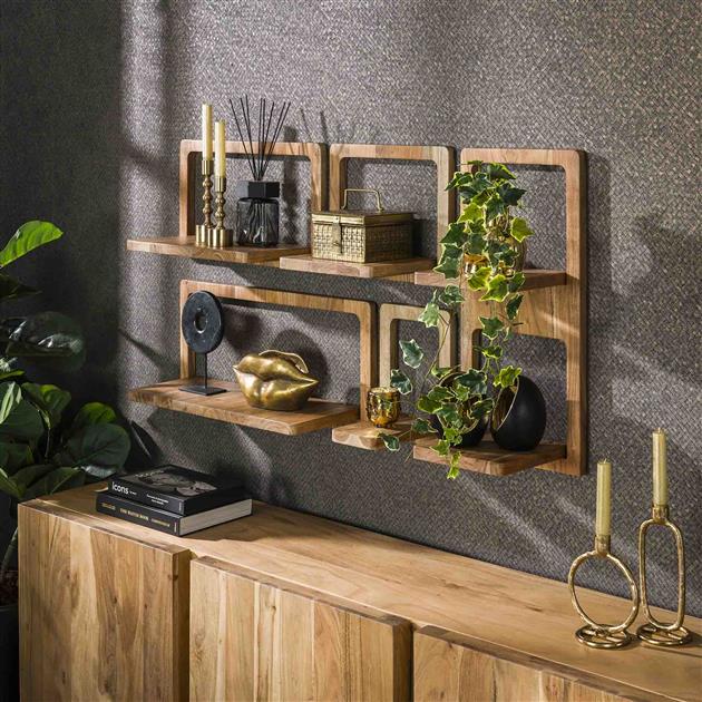 Wandschap set/5 curvy