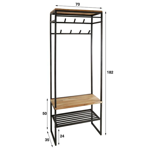 Garderobemeubel roede edge