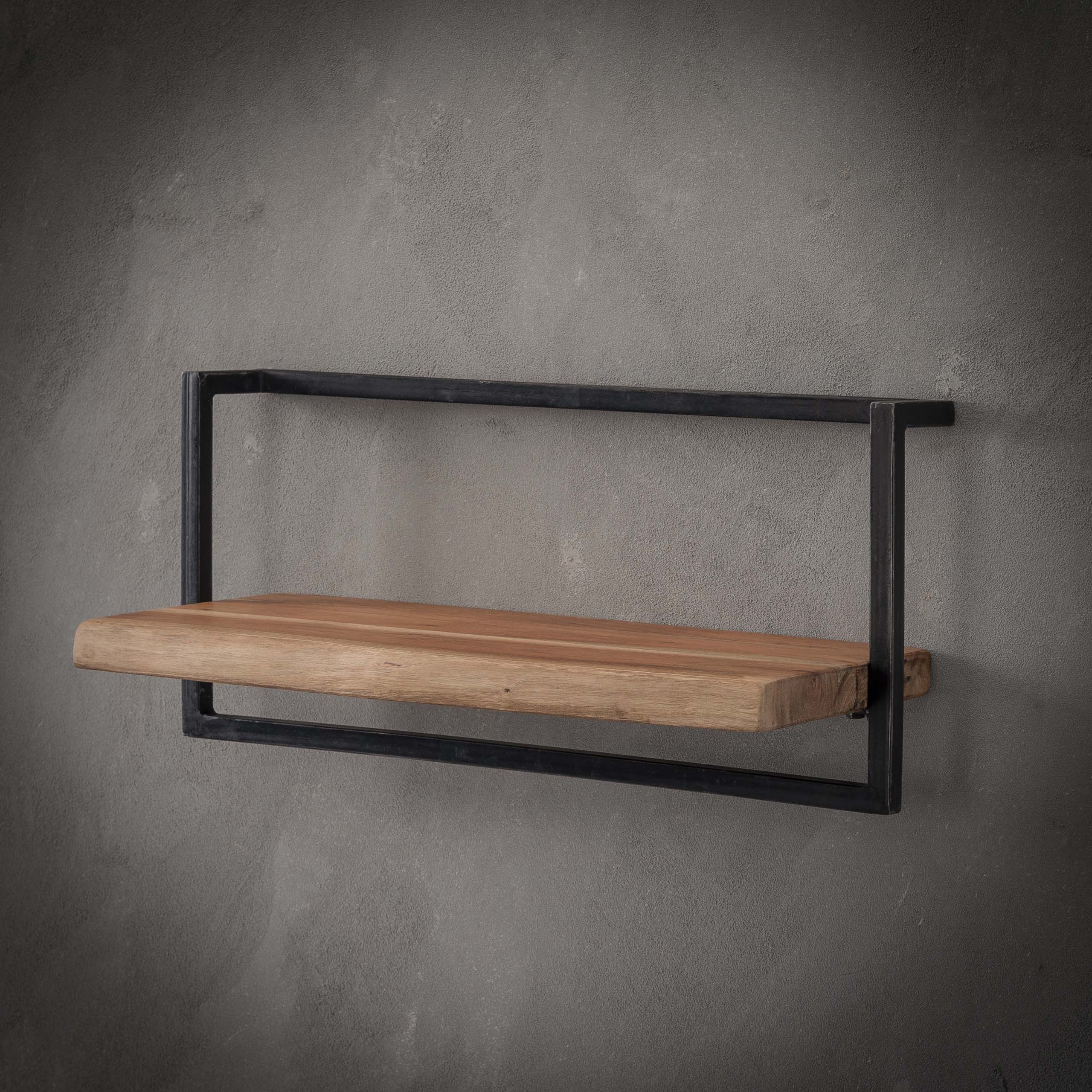 Wandplank Edge Frame 65cm / Massief acacia