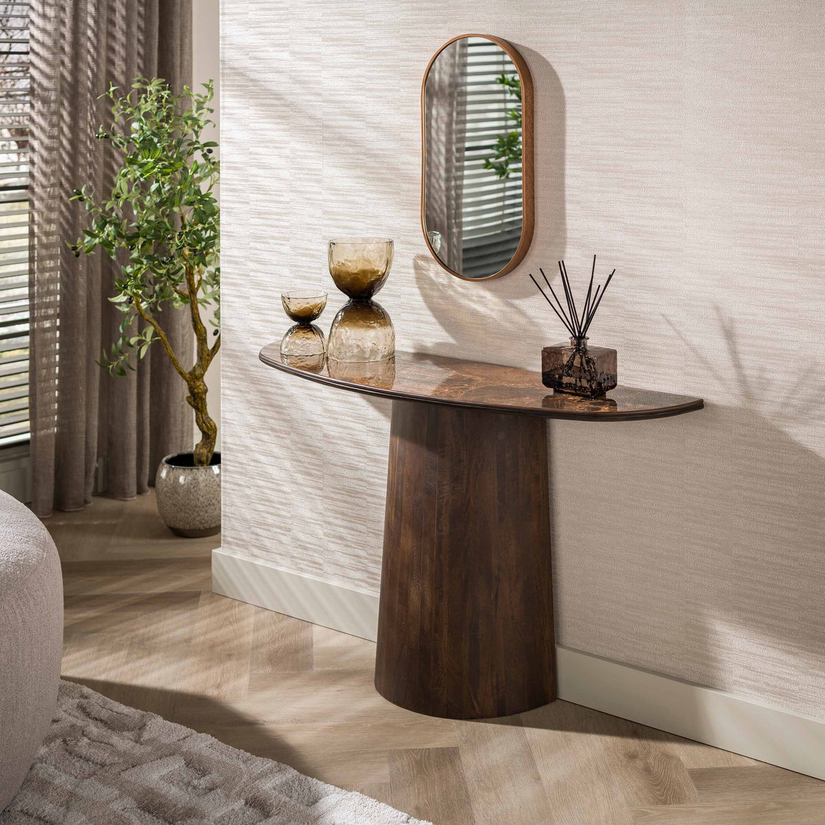 Haltafel Empera / Keramiek dark emperador