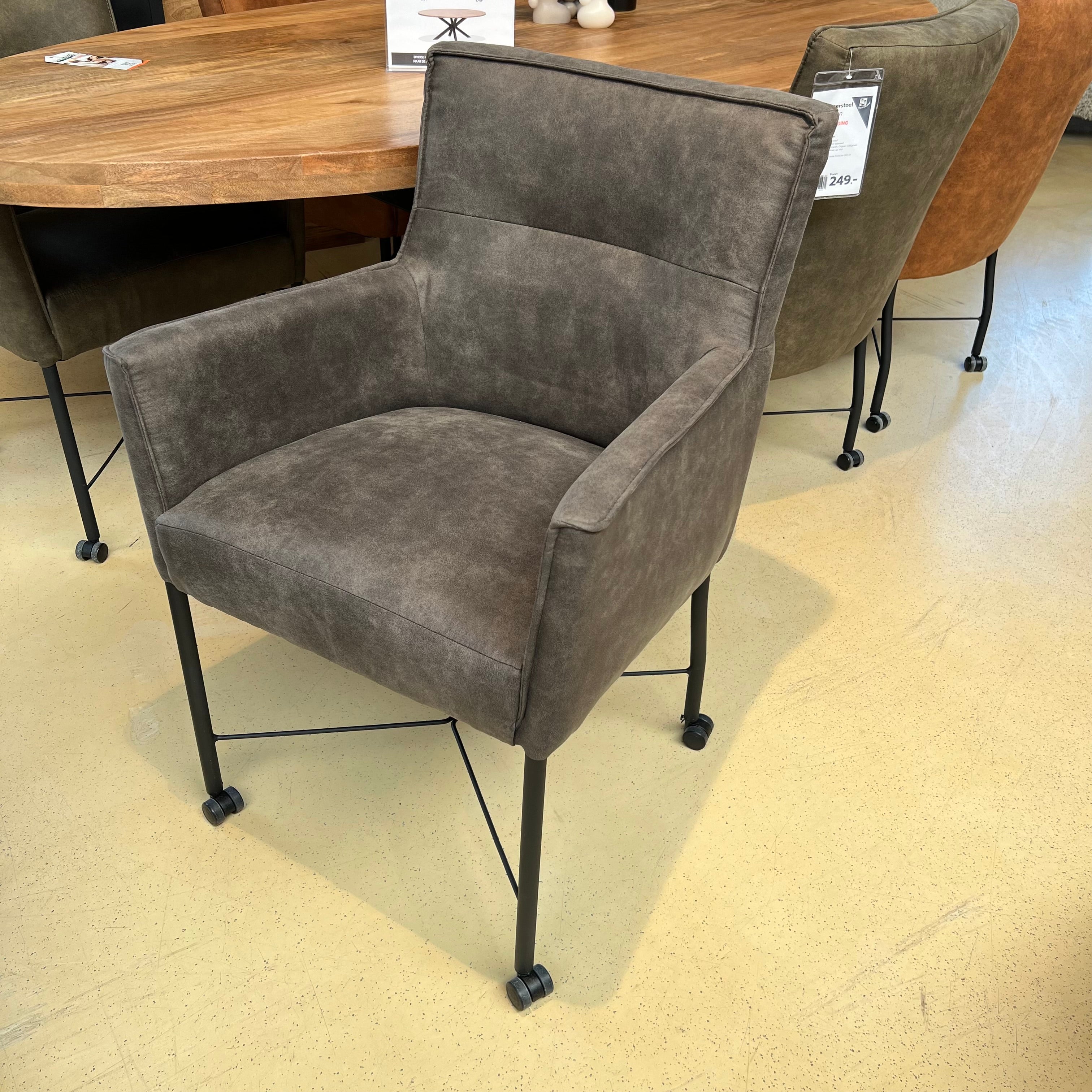 Eetkamerstoel London - Antraciet