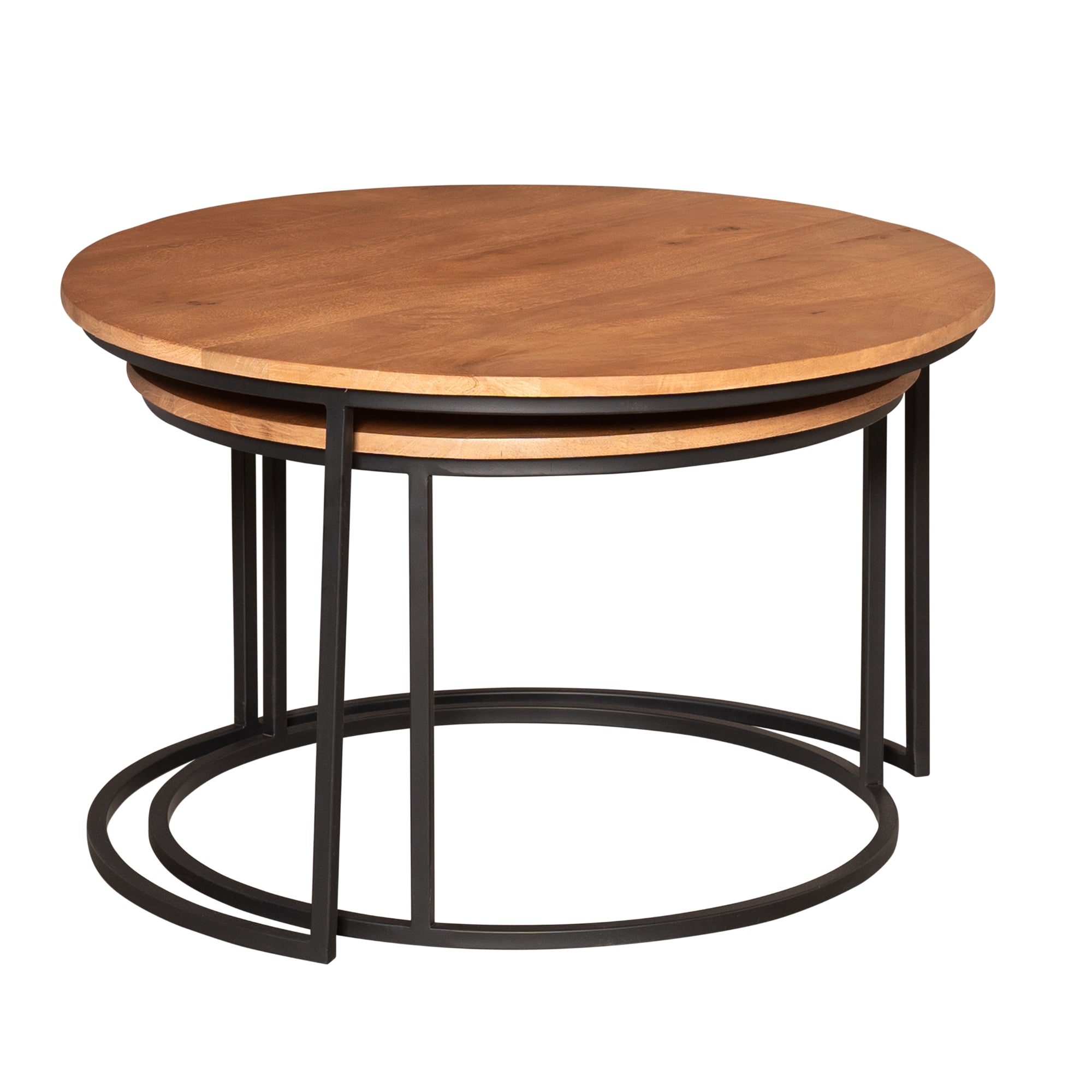 Salontafel Madison Natural | 70 cm | Set van 2