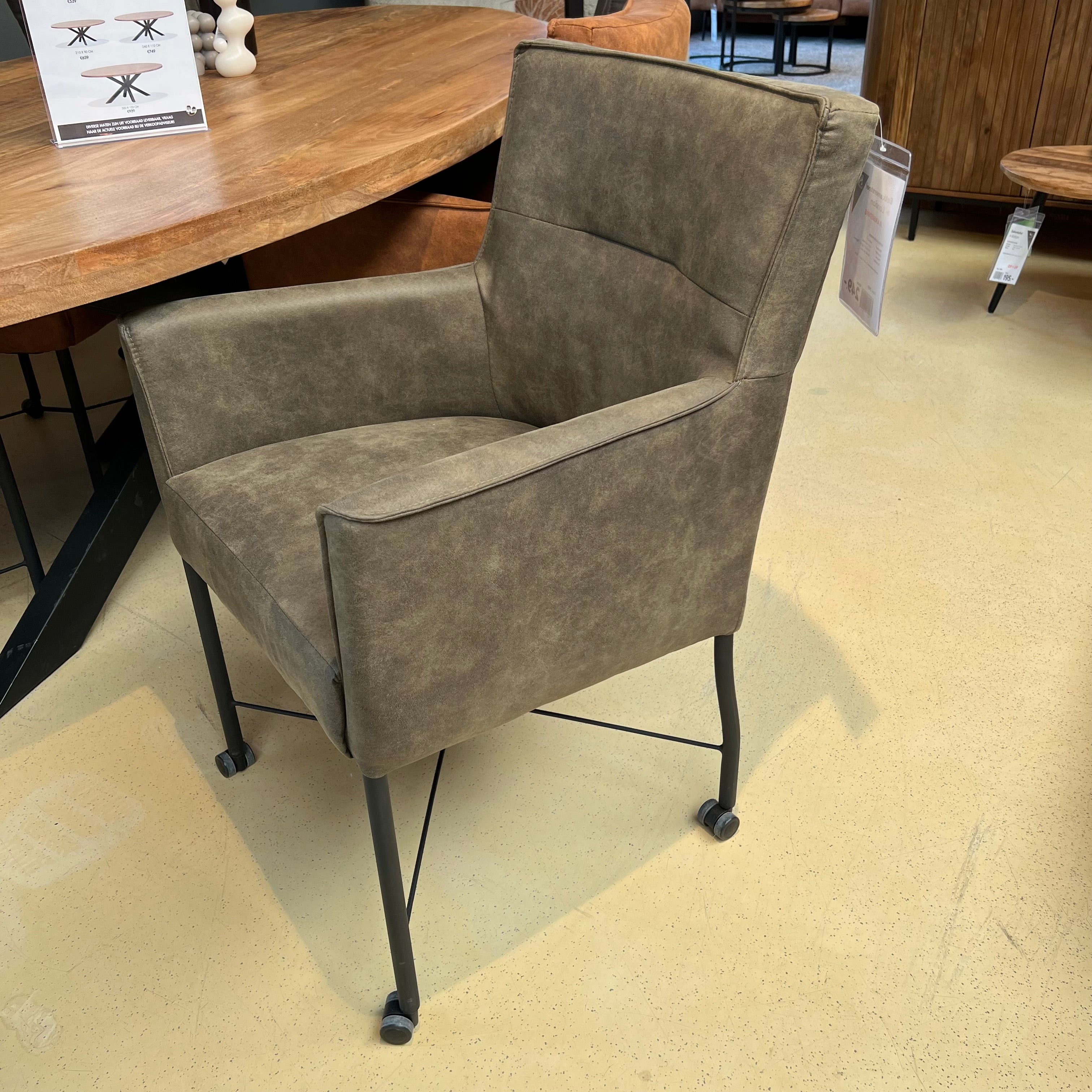 Eetkamerstoel London - Groen