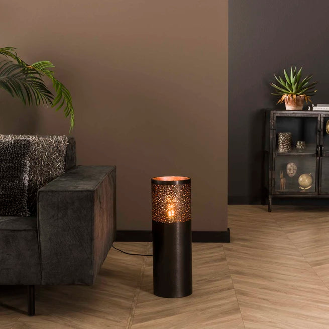 Vloerlamp I Ø20 cilinder I 60cm I Zwart