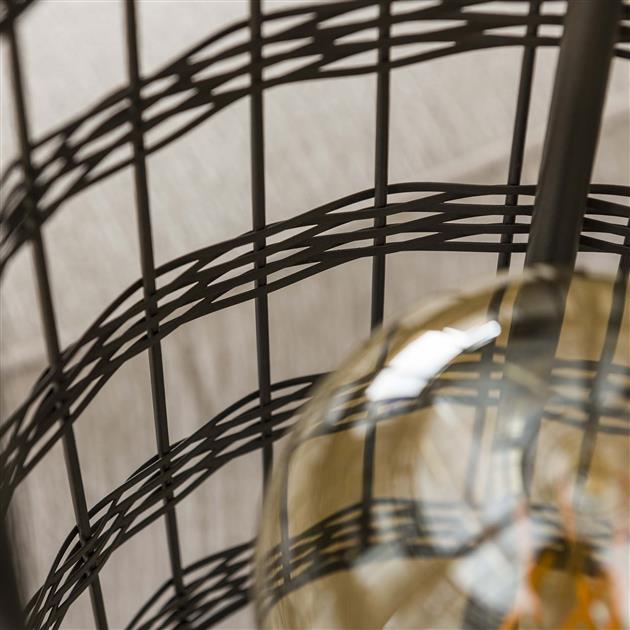 Vloerlamp 2L metal blinds