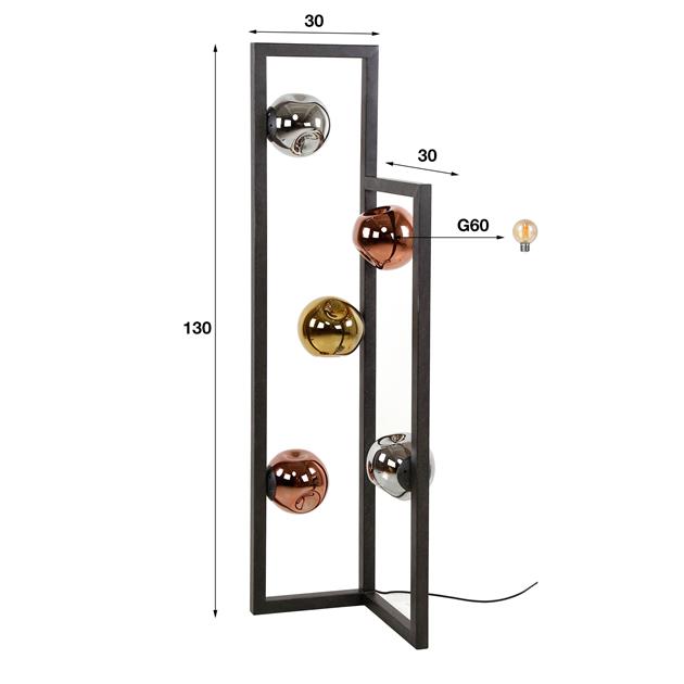 Vloerlamp 5L stellar