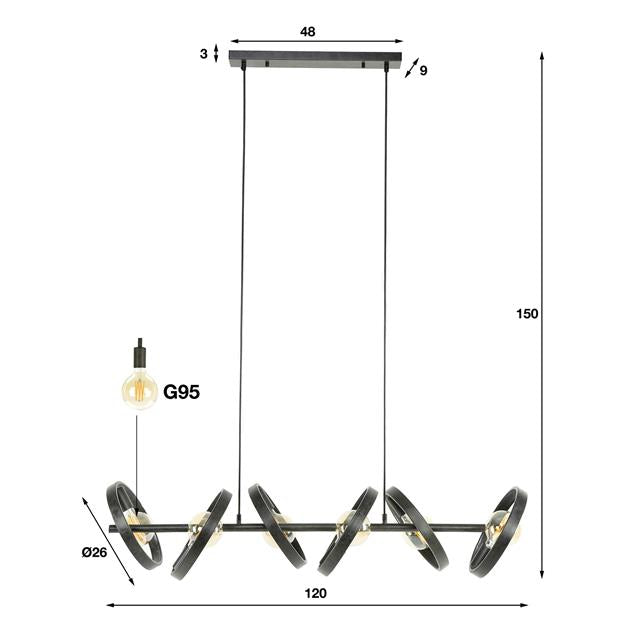 Hanglamp 6L hover