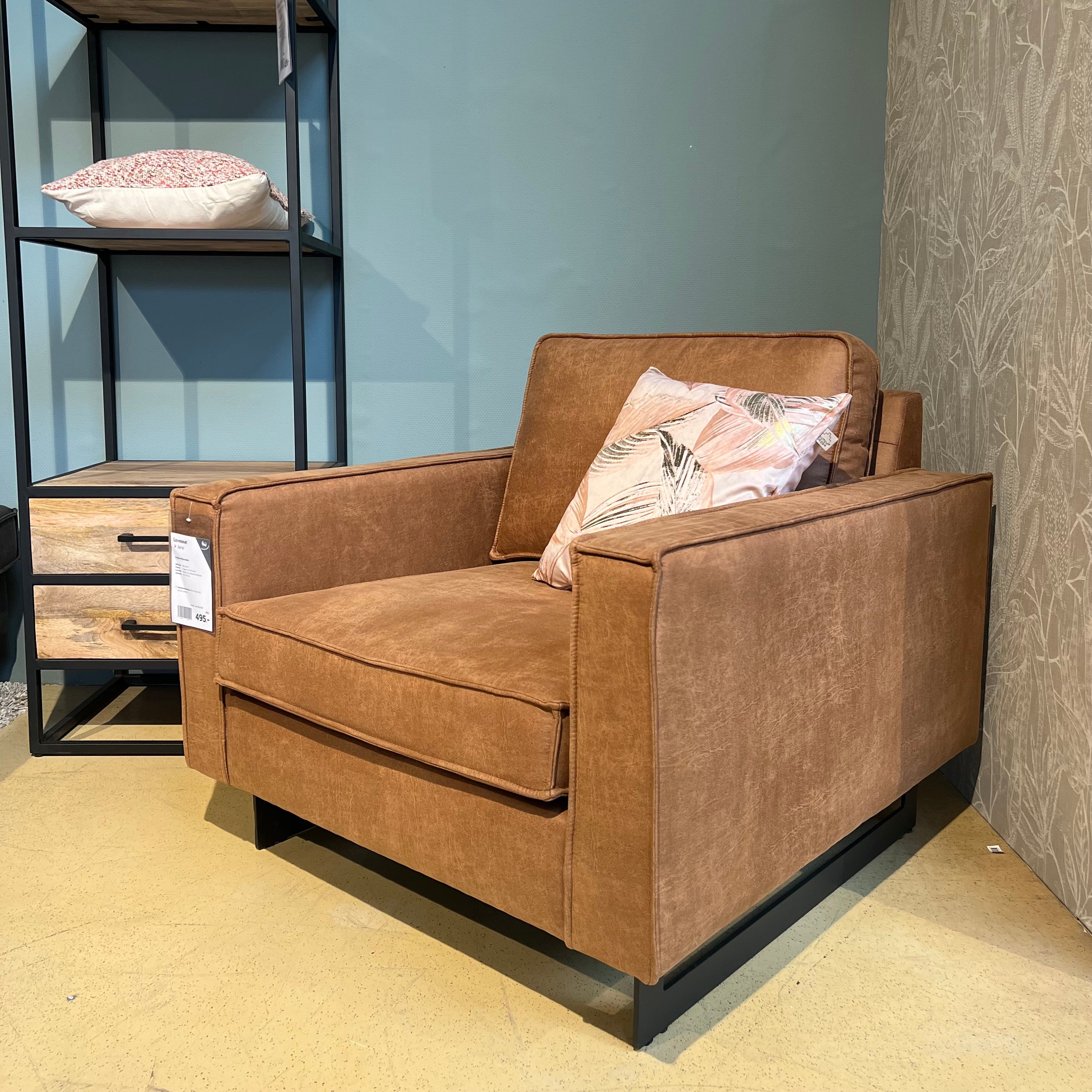 Loveseat Jane - Cognac
