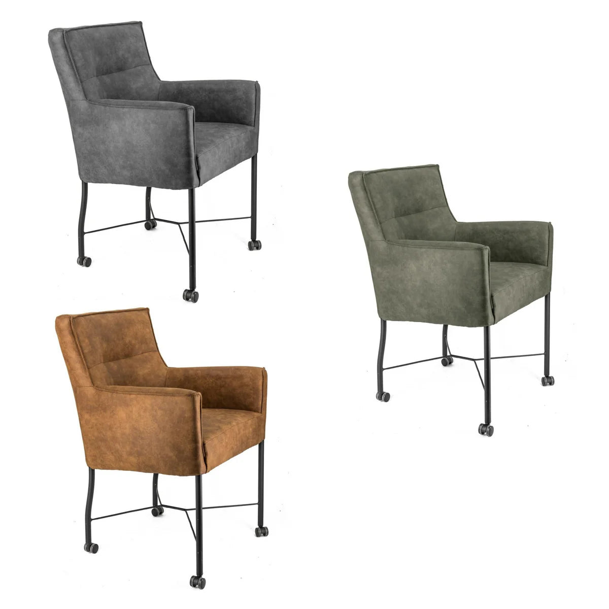 Eetkamerstoel London - Groen