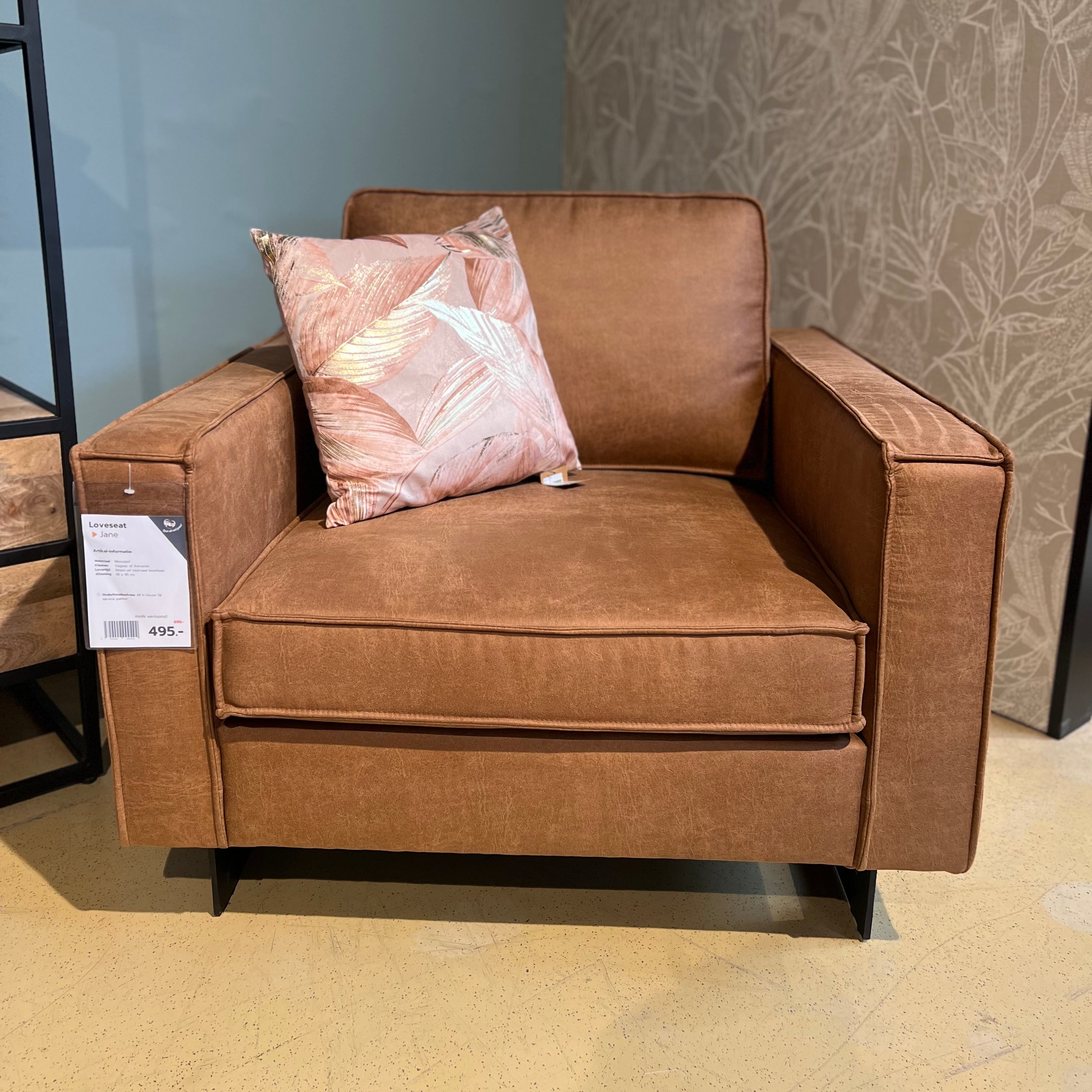Loveseat Jane - Cognac