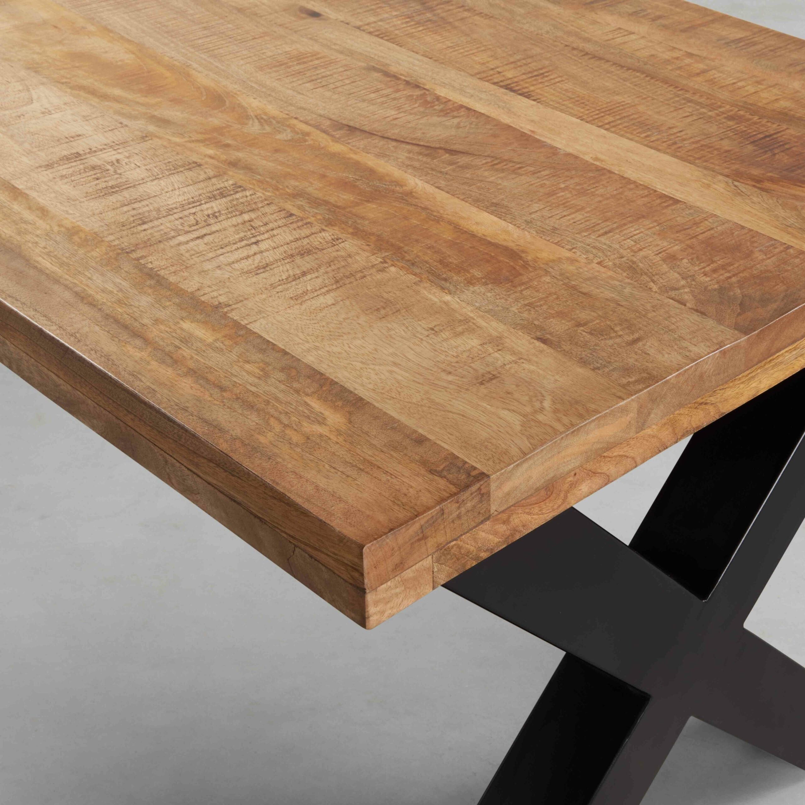 X Poten tafel – Stalen Onderstel Los