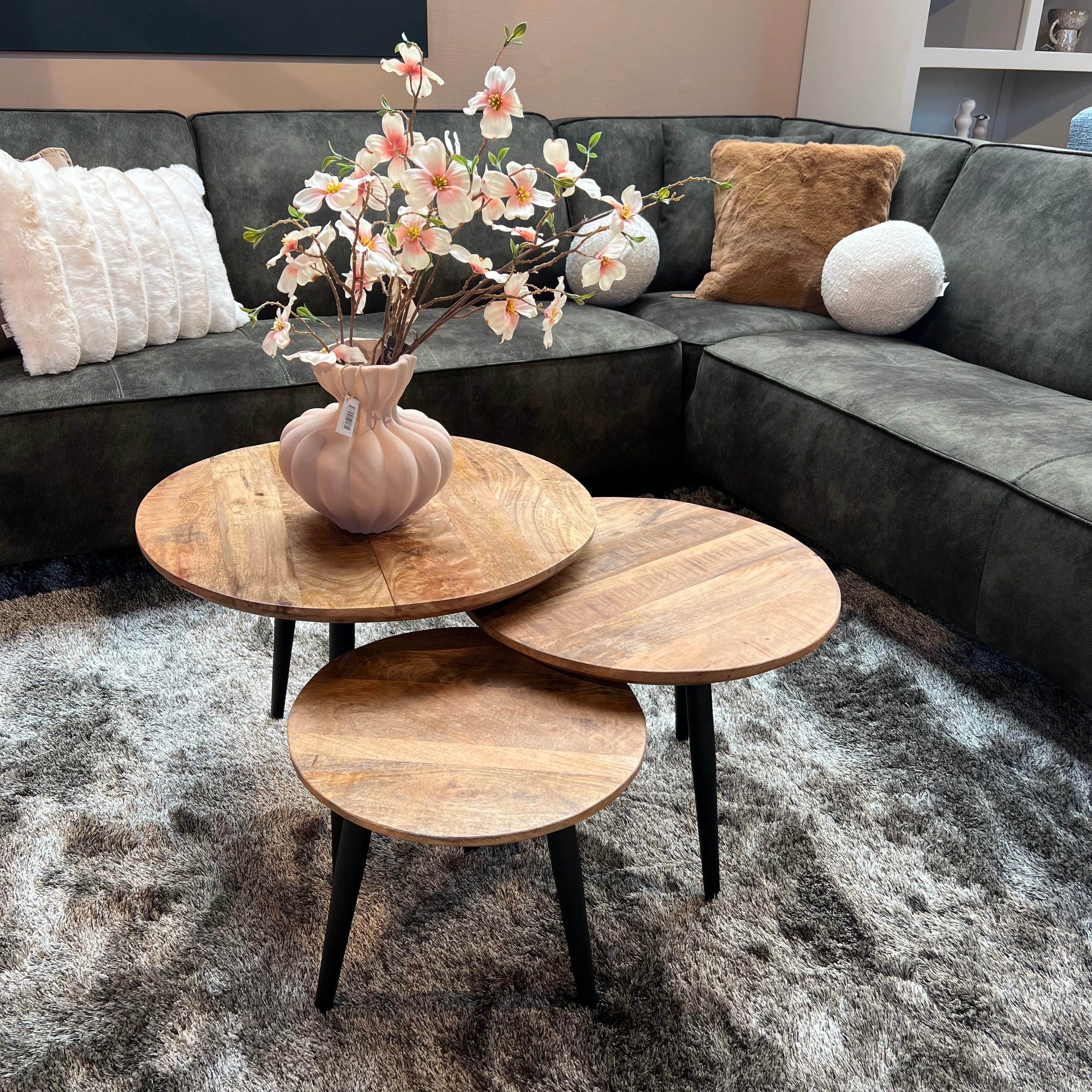 Salontafel Set 3 delig Anton