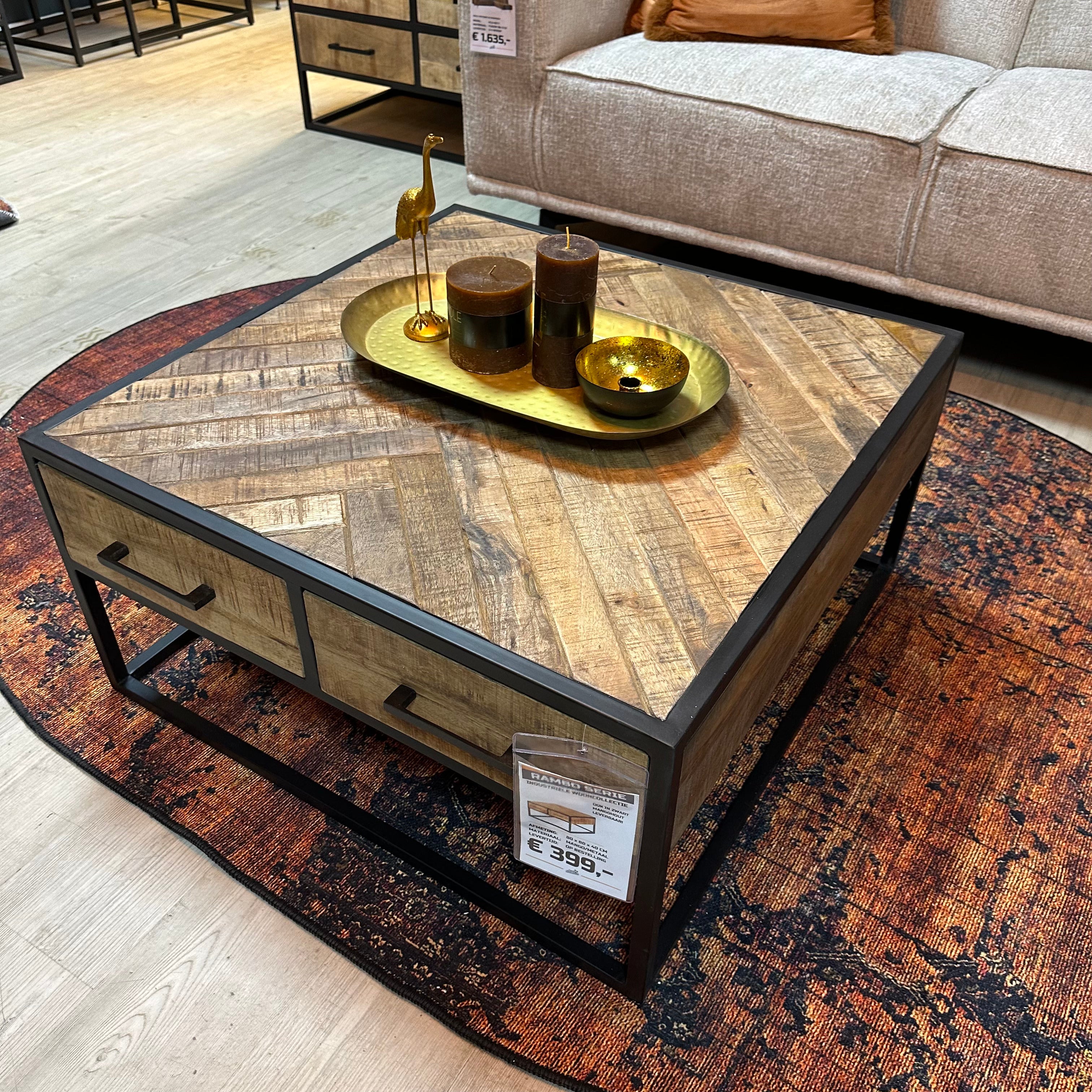 Salontafel I Rambo I 80 x 80 cm
