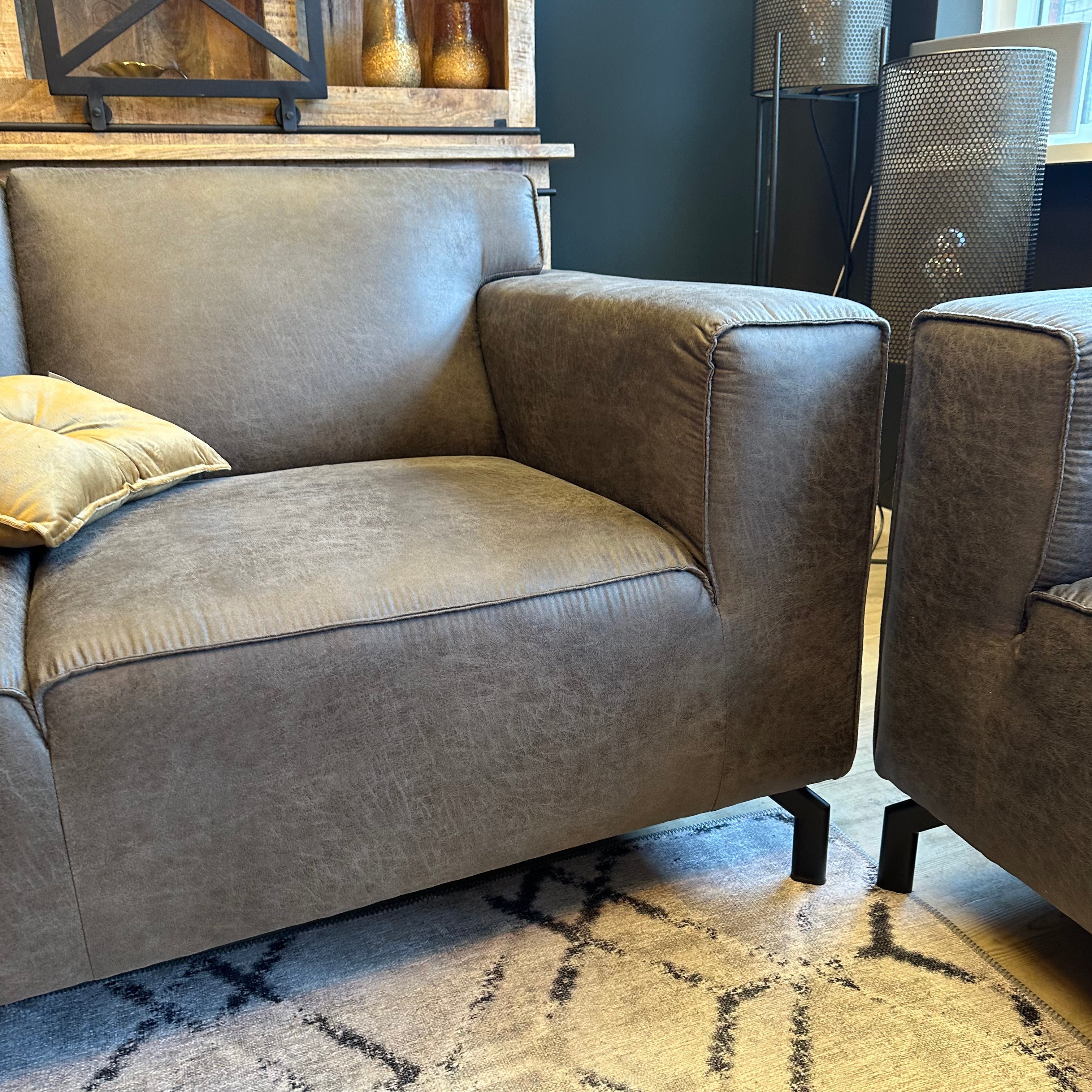 Bankstel Set I Vigo I 2+2,5 set I Cognac