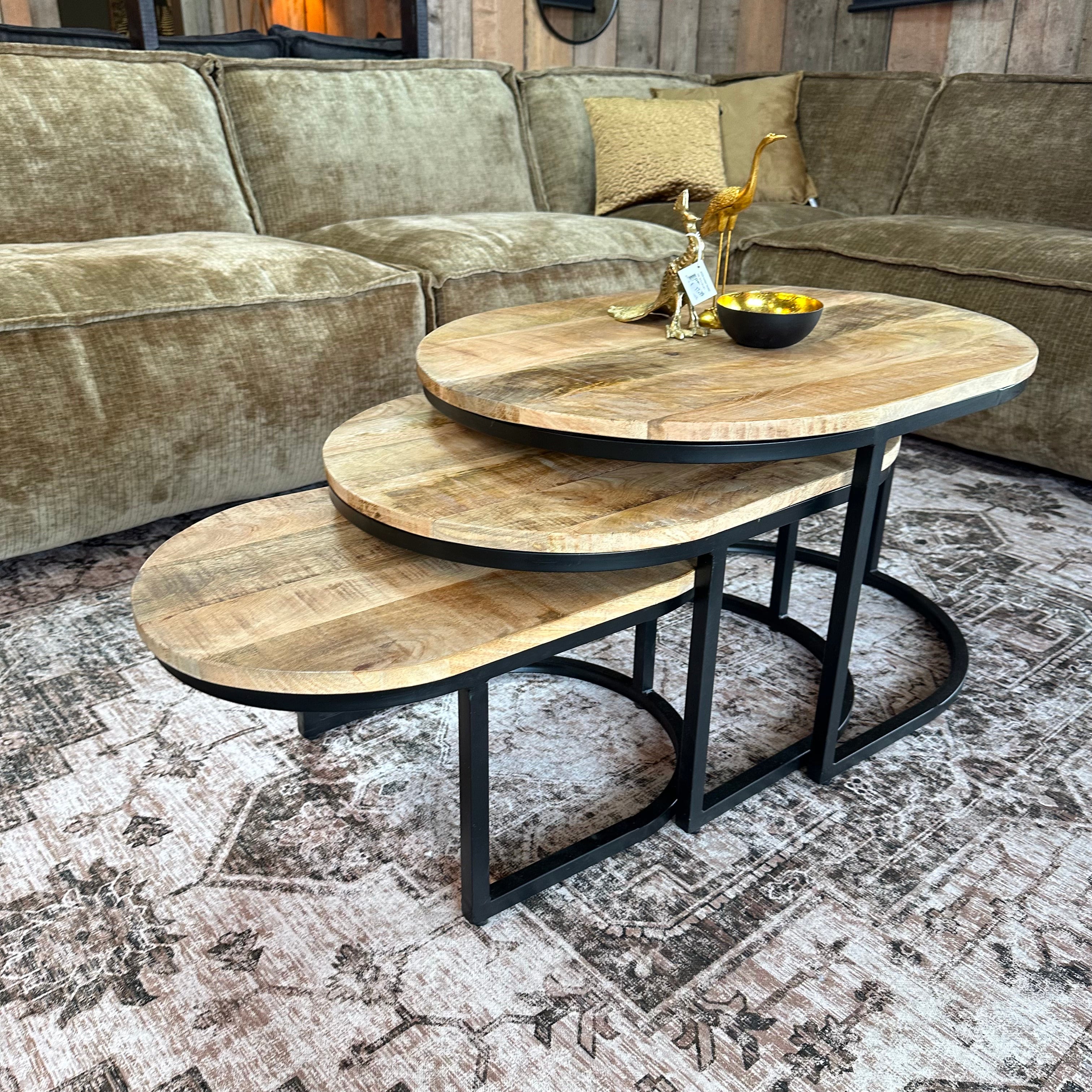 Salontafel Set I Lucca I 3-delig