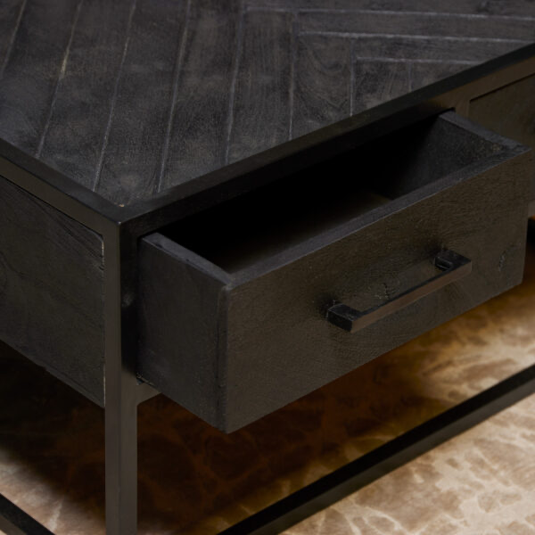 Salontafel I Rambo Black I 80 x 80 cm