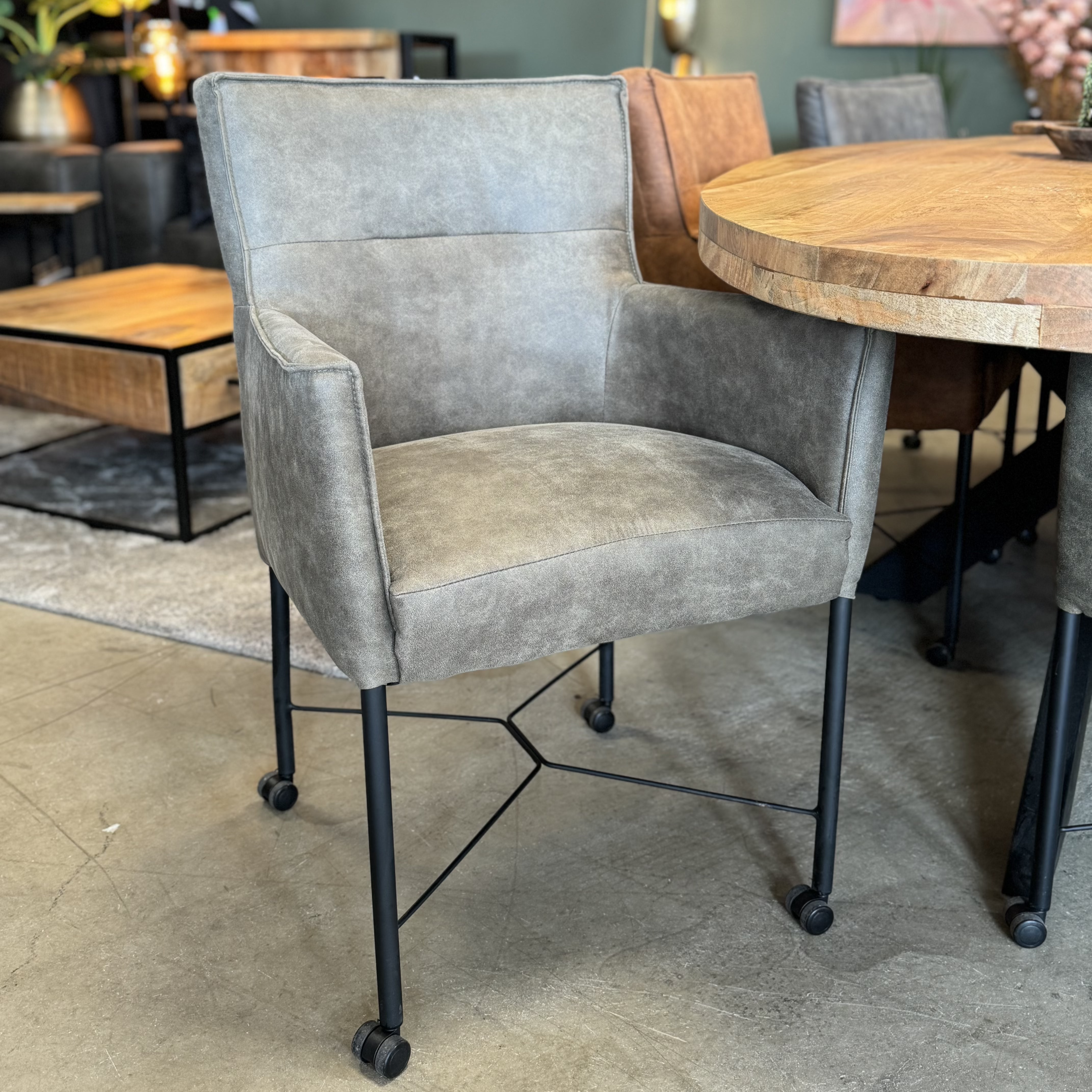 Eetkamerstoel London - Groen