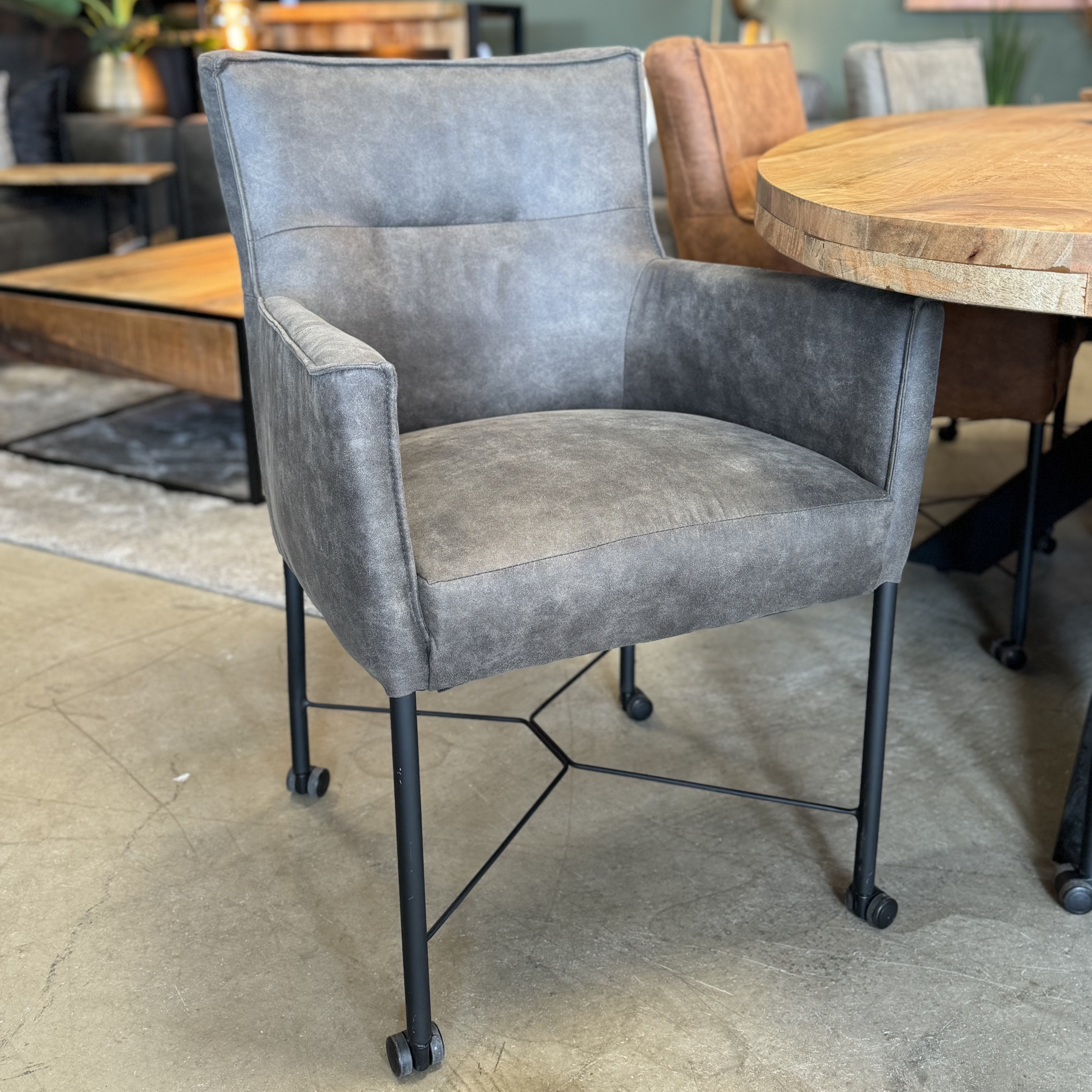 Eetkamerstoel London - Antraciet