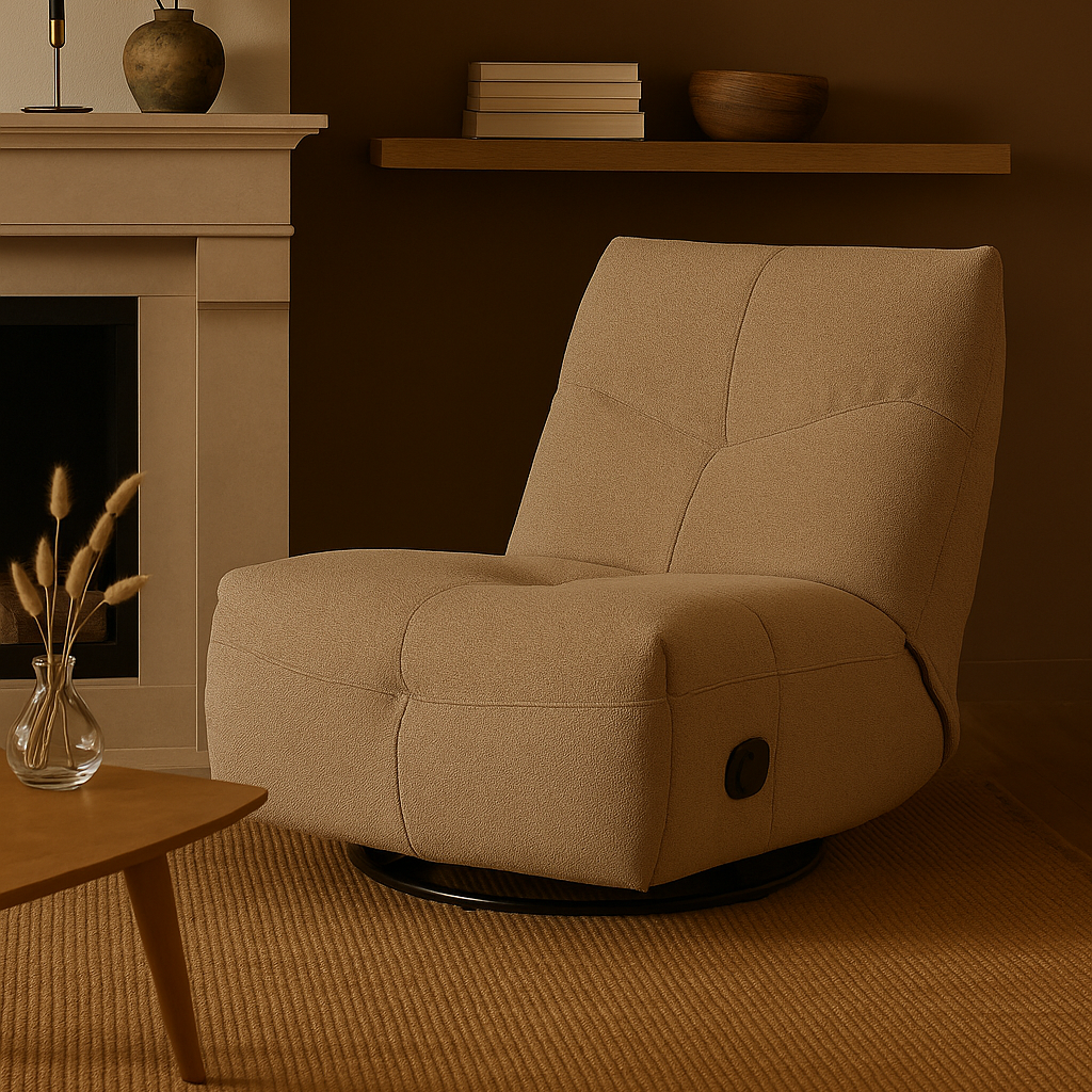 Relaxfauteuil Lazy I Draaibaar | Taupe