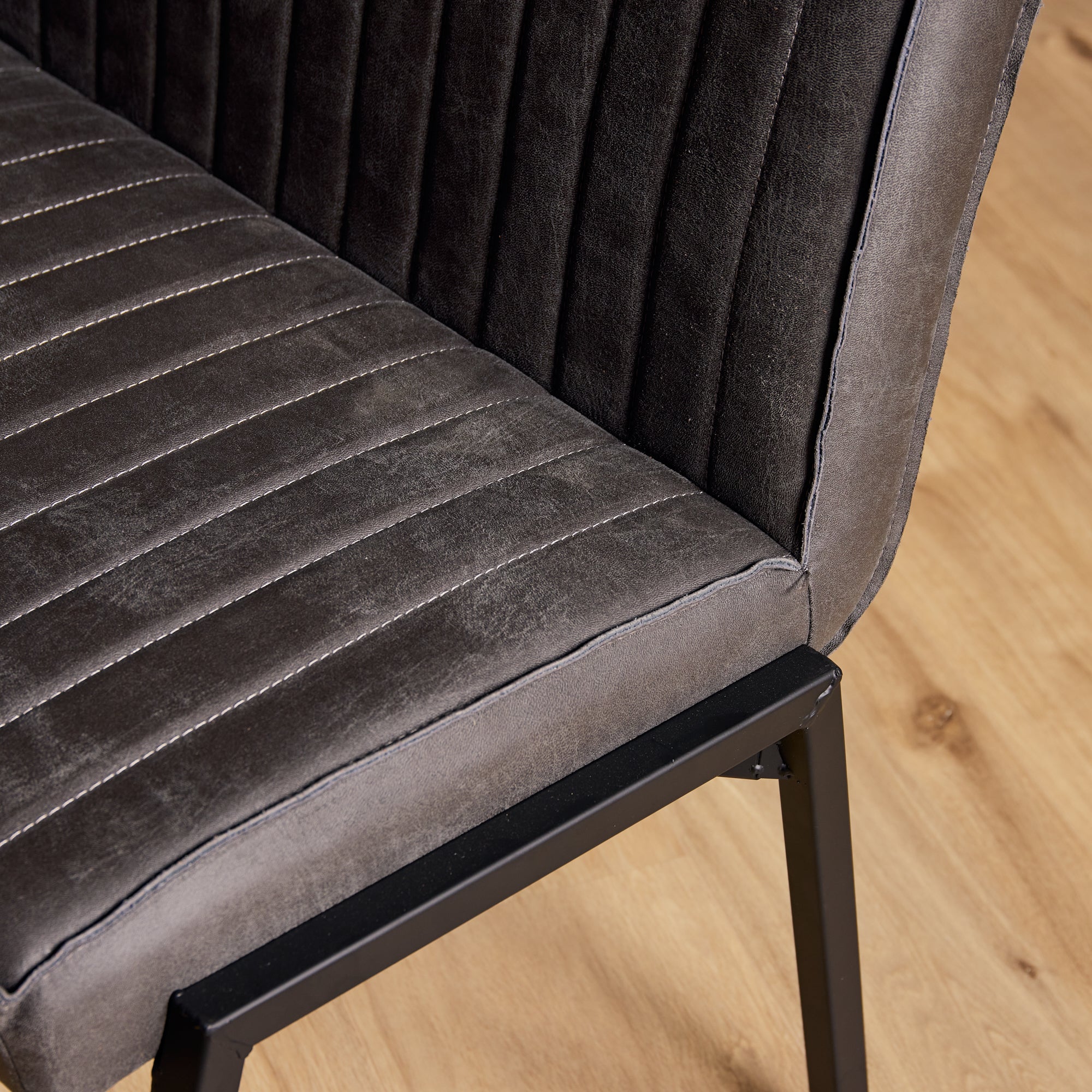 Eetkamerbank Tivoli Bull | 185 cm | Antraciet