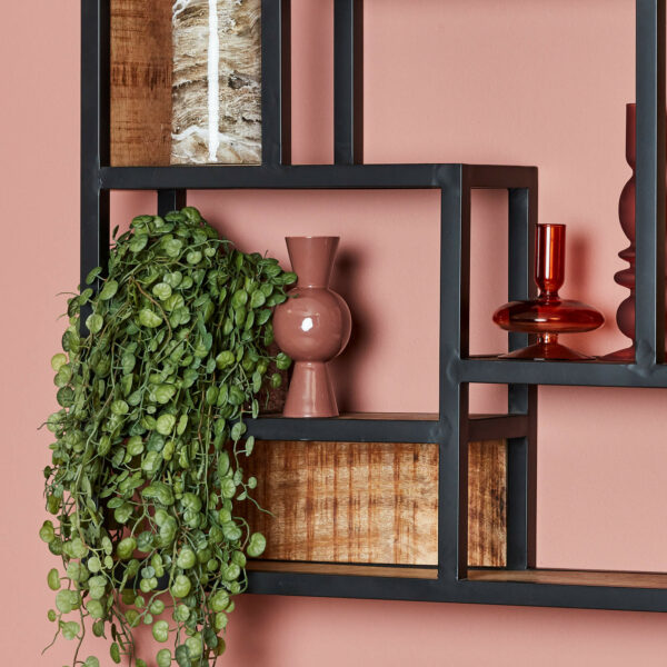 Wandrek vierkant | Mangohout 75 cm