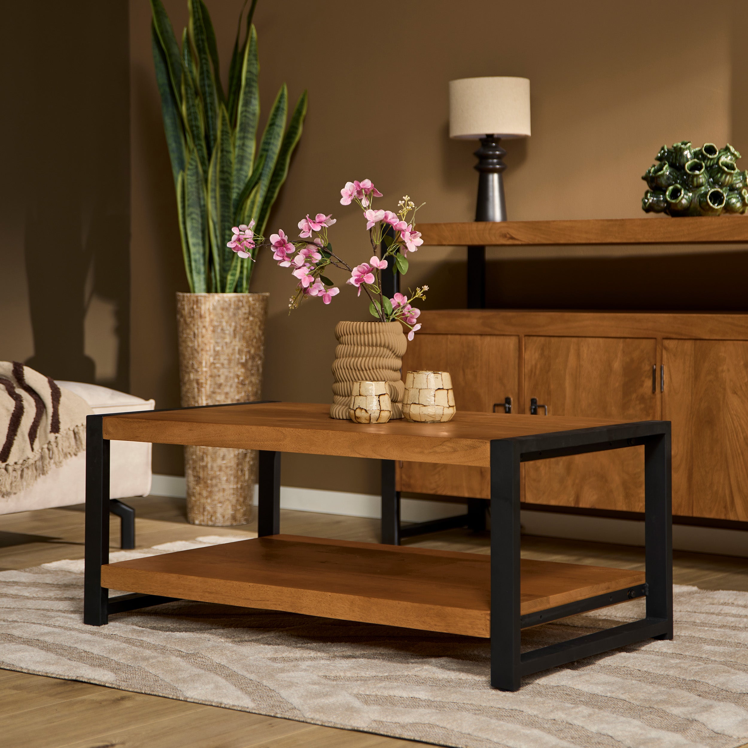 Salontafel Kira met onderblad | 110 cm