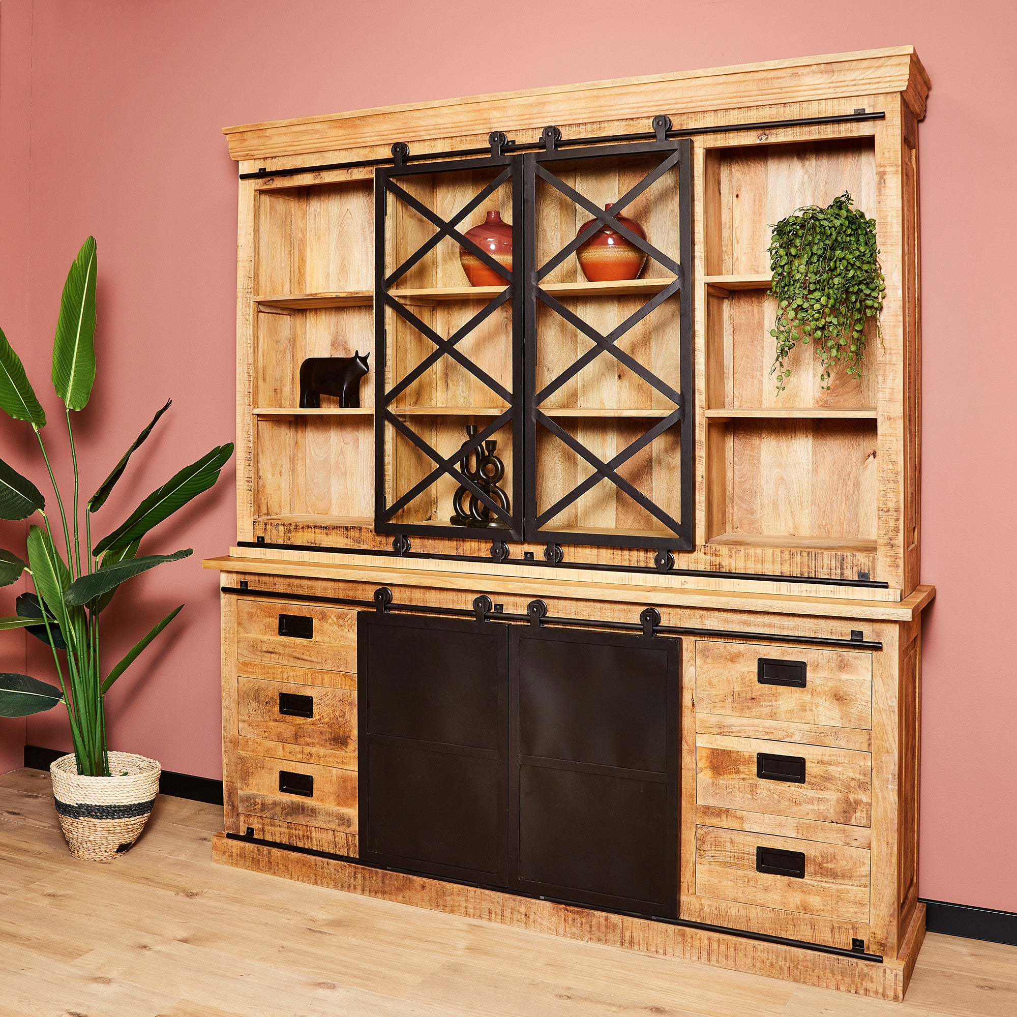 Vitrinekast Stone I 120 cm