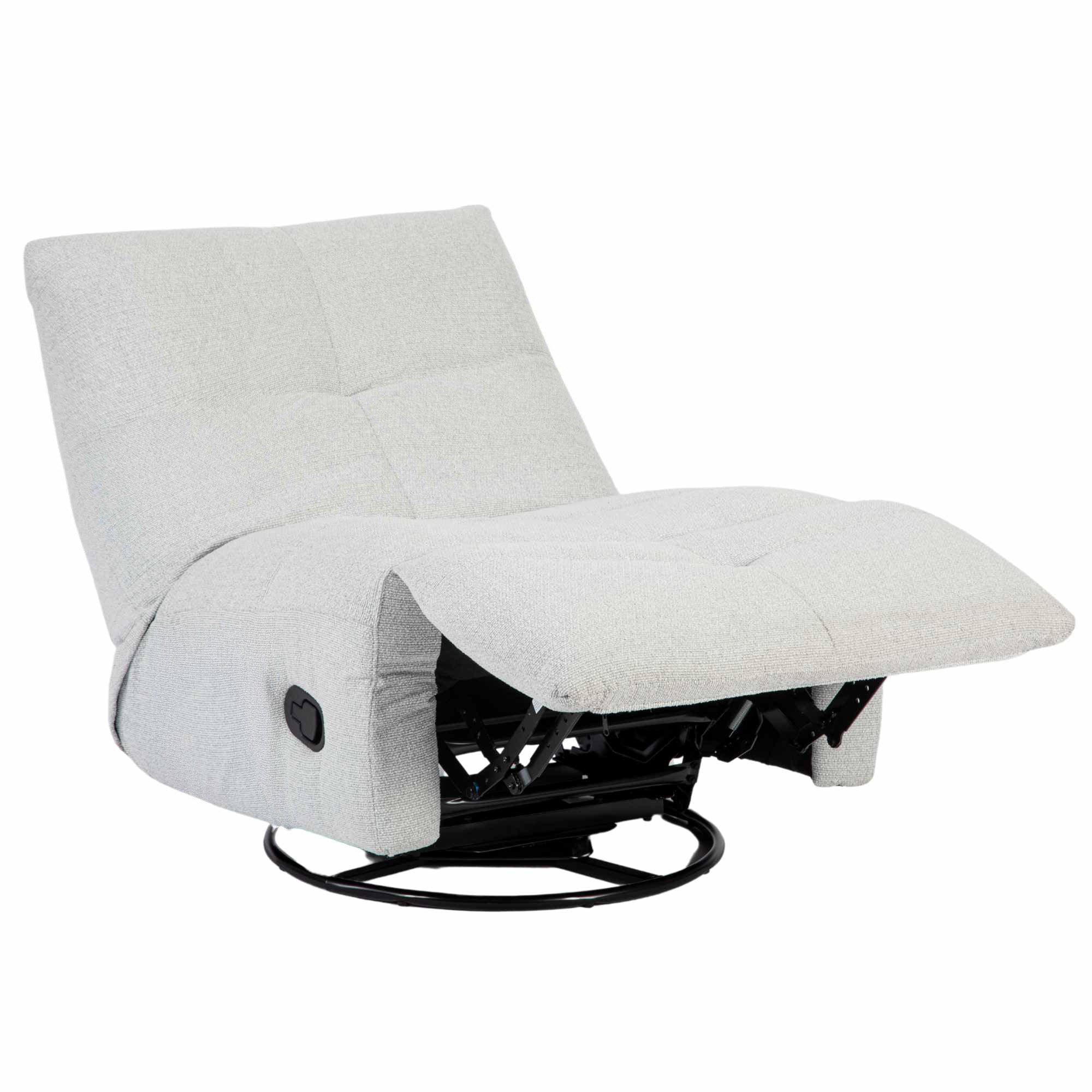 Relaxfauteuil Lazy | Draaibaar | Light Grey