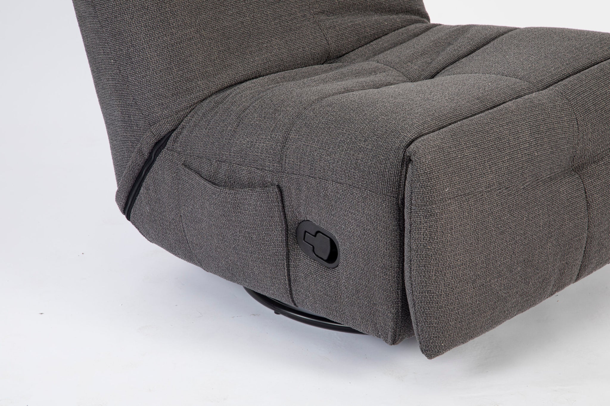 Relaxfauteuil Lazy | Draaibaar | Dark Grey