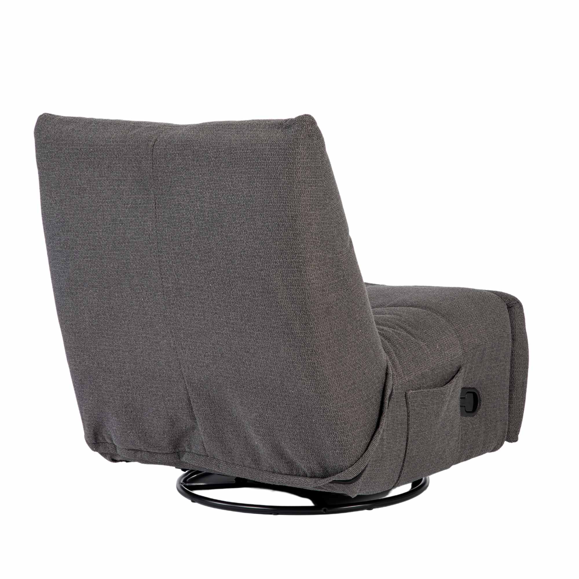 Relaxfauteuil Lazy | Draaibaar | Dark Grey