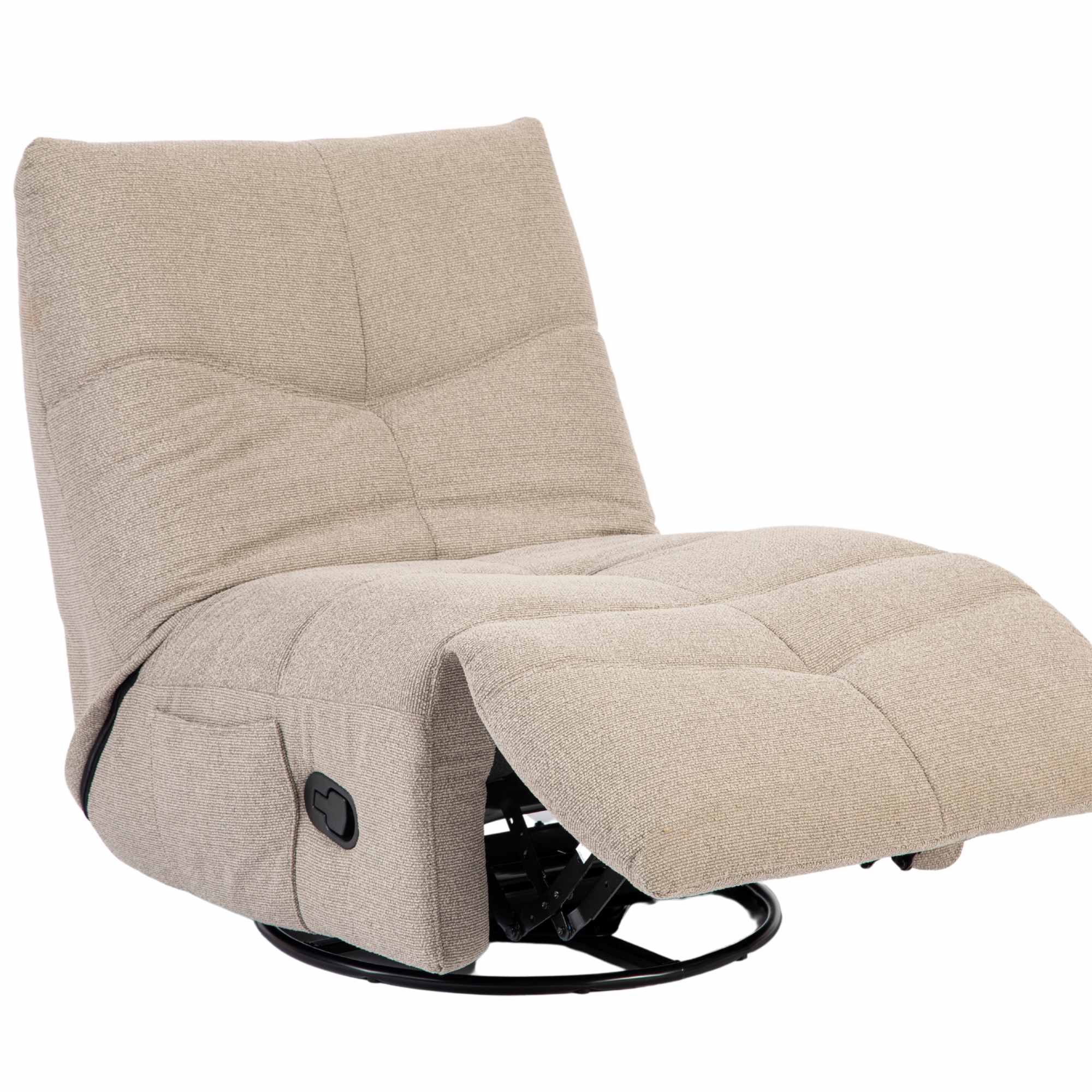 Relaxfauteuil Lazy | Draaibaar | Naturel