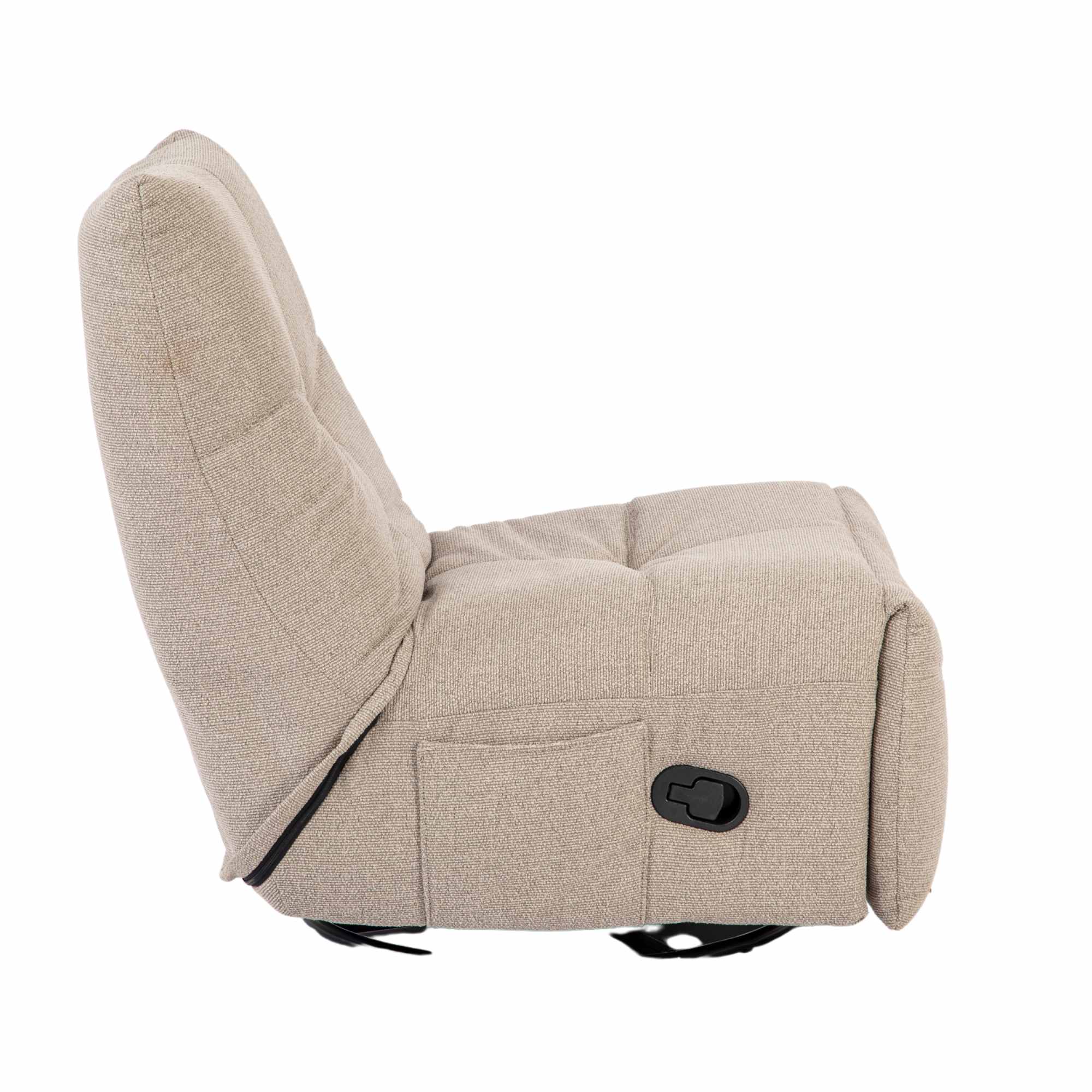 Relaxfauteuil Lazy | Draaibaar | Naturel