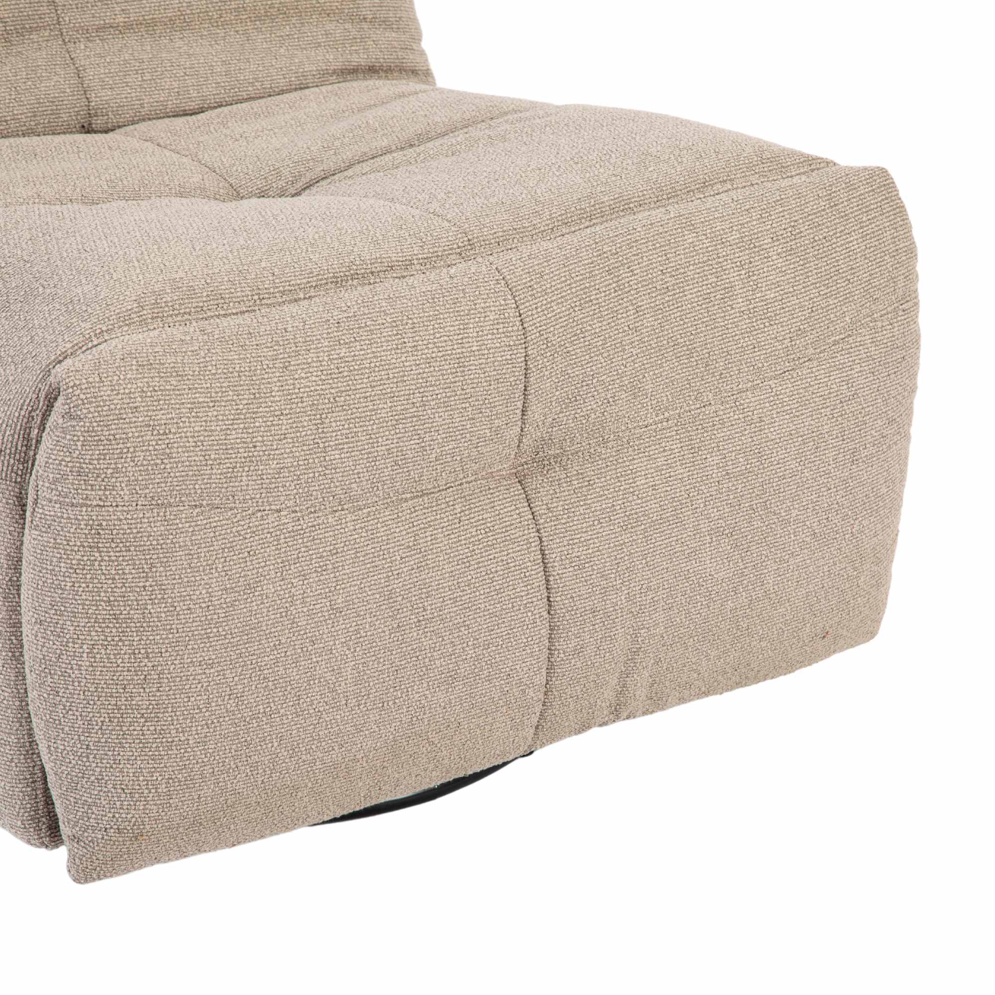 Relaxfauteuil Lazy | Draaibaar | Naturel