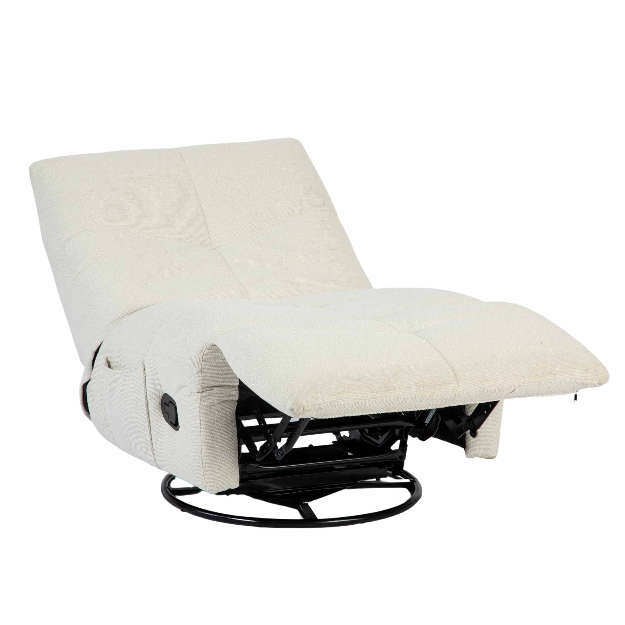 Relaxfauteuil Lazy | Draaibaar | Naturel
