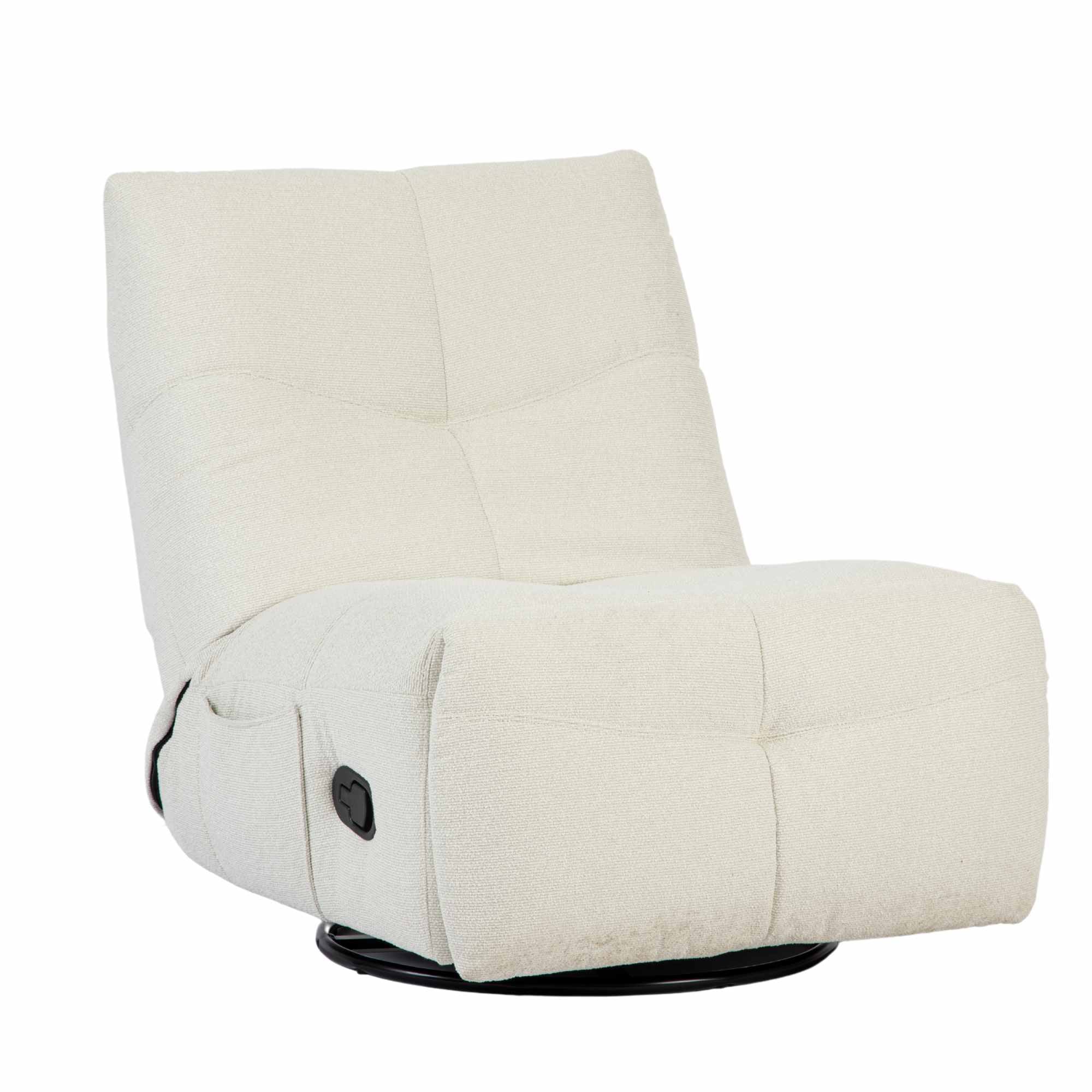 Relaxfauteuil Lazy | Draaibaar | Naturel
