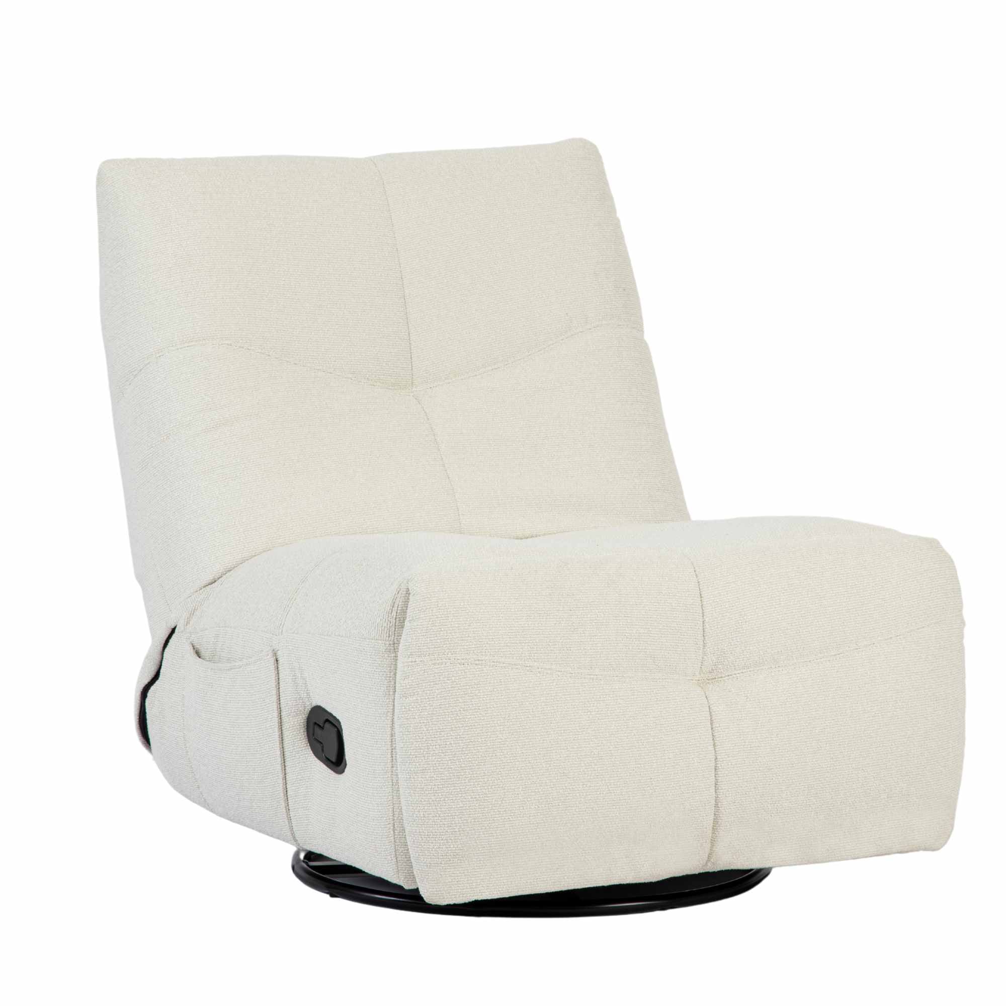 Relaxfauteuil Lazy | Draaibaar | Naturel