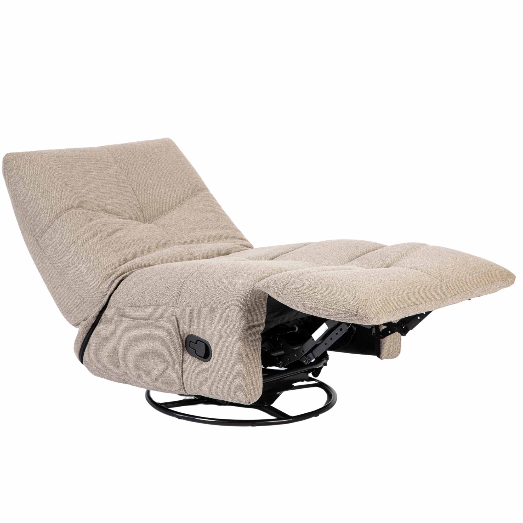 Relaxfauteuil Lazy I Draaibaar | Taupe