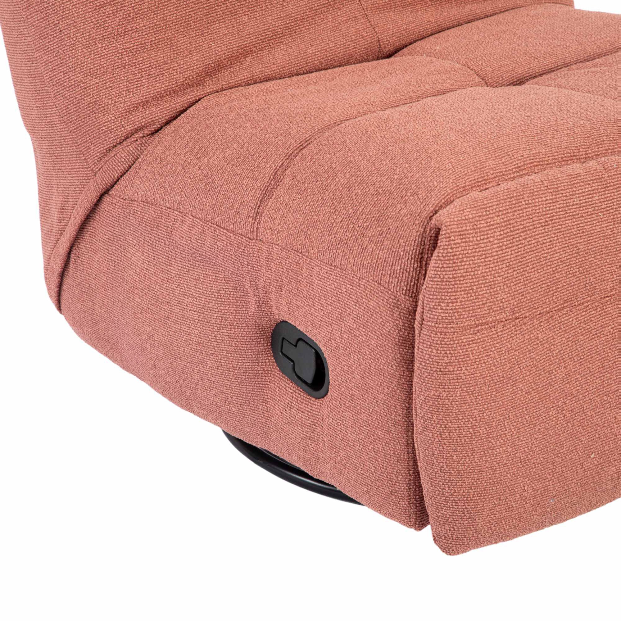Relaxfauteuil Lazy | Draaibaar | Pink