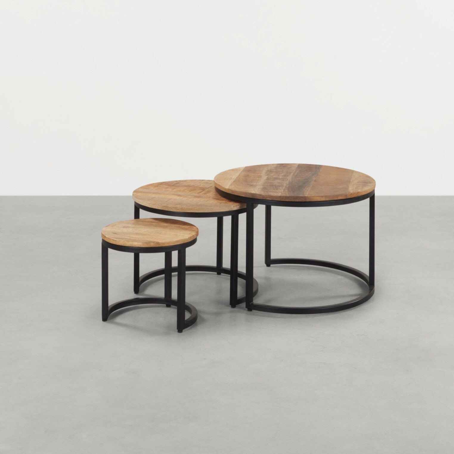 Salontafel Britt - Set van 3 Mangohout