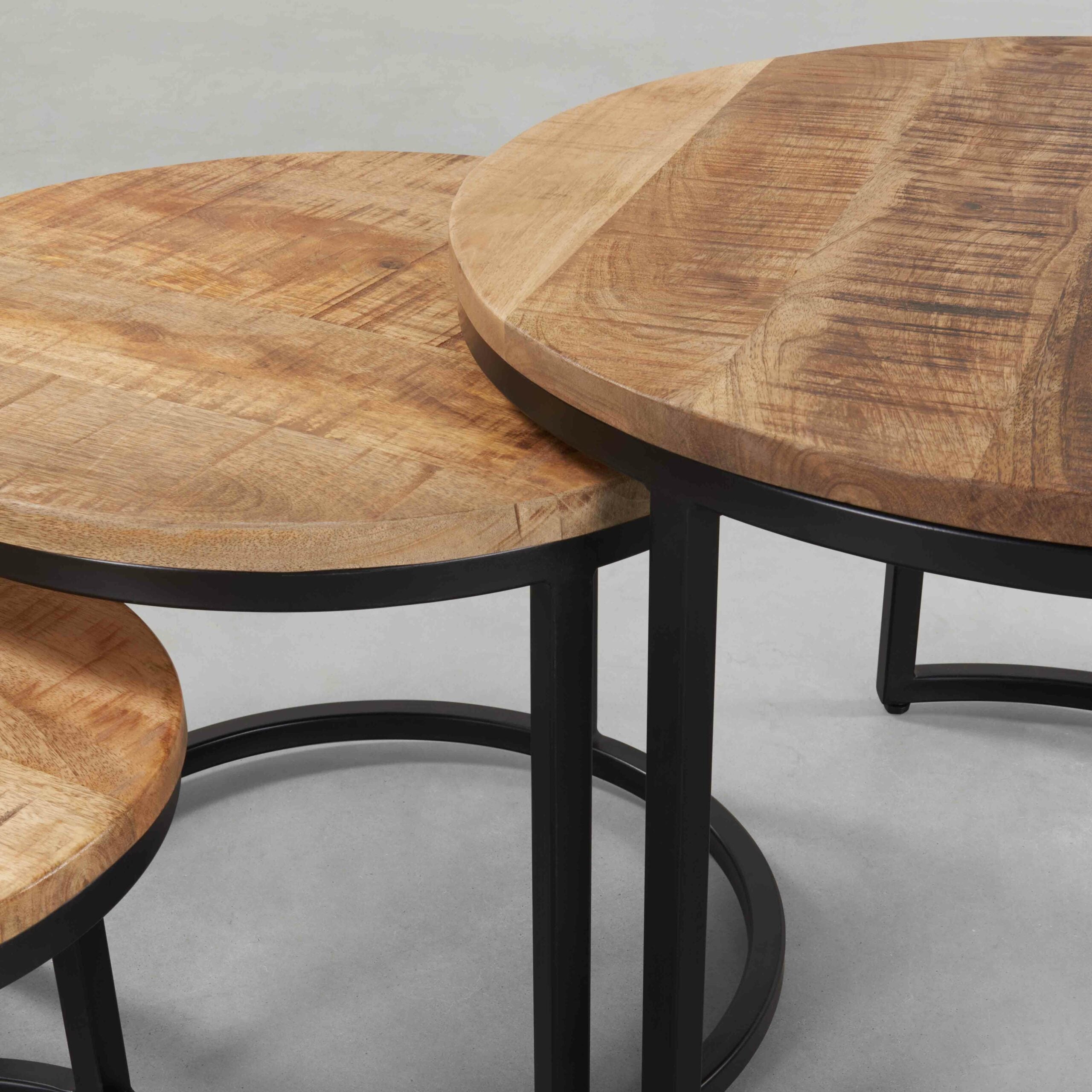 Salontafel Britt - Set van 3 Mangohout