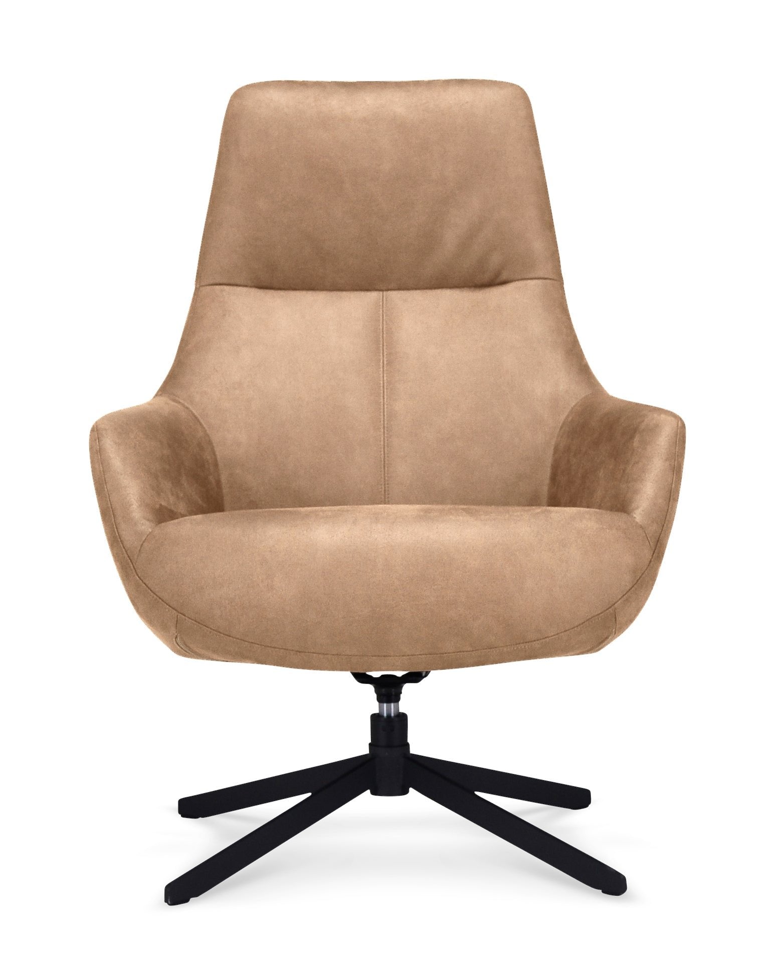 Fauteuil Hampton - Microleder Antraciet 67