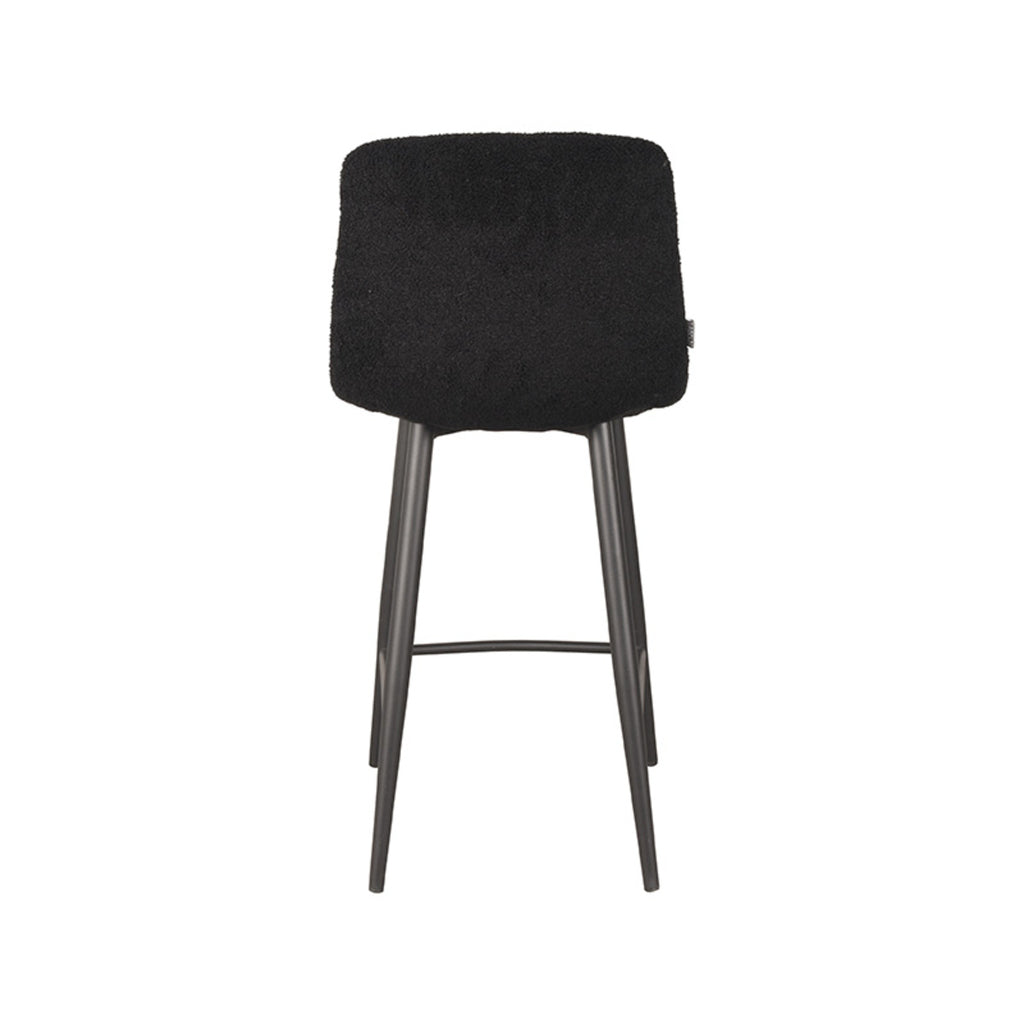 LABEL51 Barkruk Jep - Zwart - Teddy - Zithoogte 65