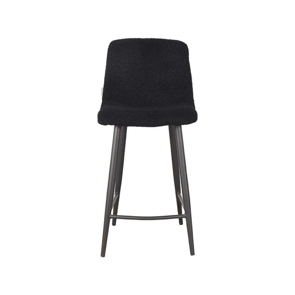 LABEL51 Barkruk Jep - Zwart - Teddy - Zithoogte 65