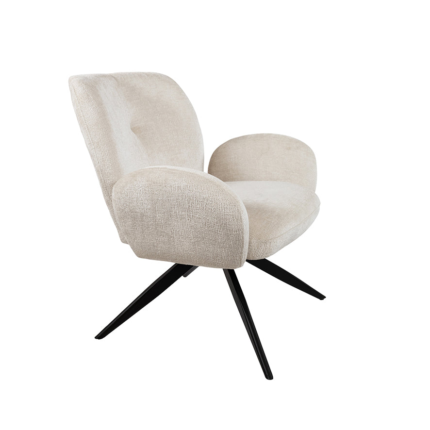 Bobby draaifauteuil 360 - Perfect Harmony - Ivory 02