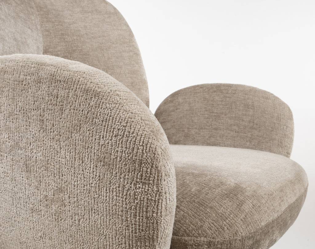 Bobby draaifauteuil 360 - Perfect Harmony - Liver 04