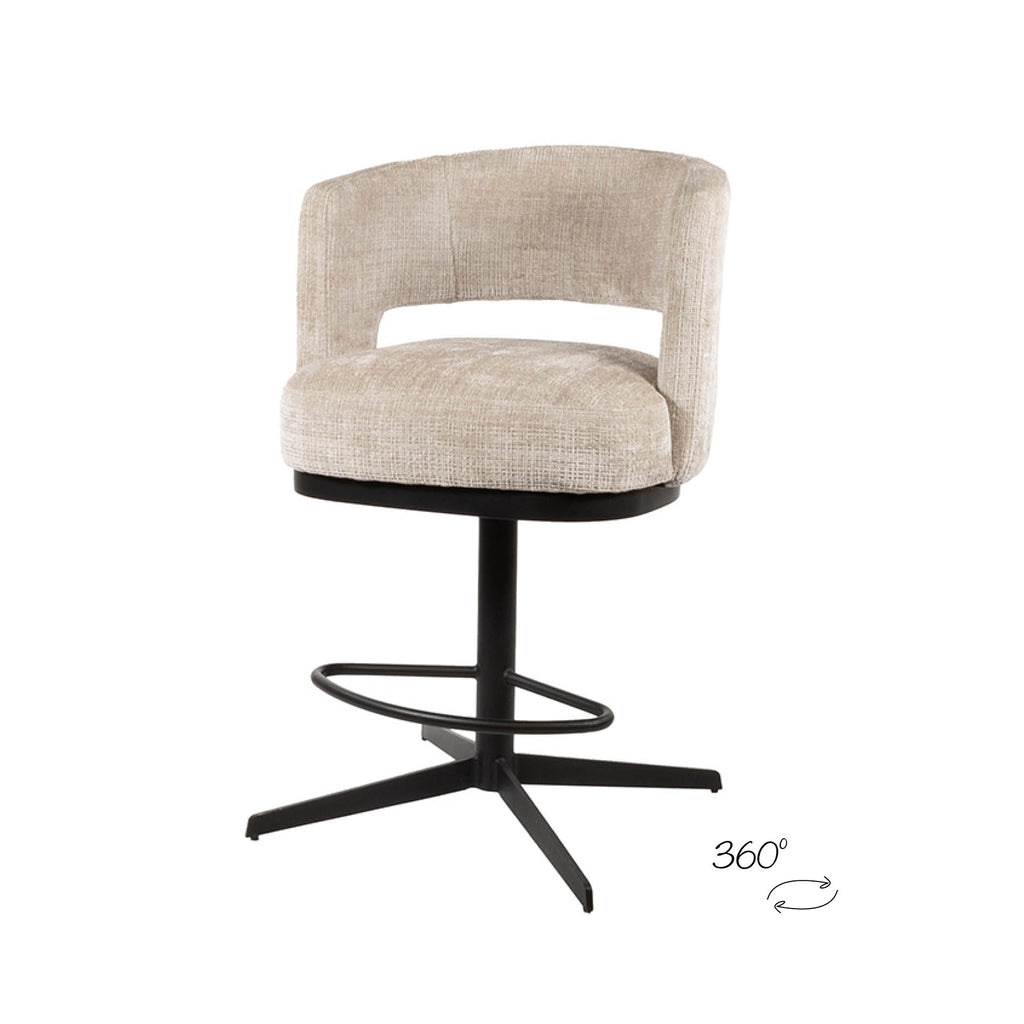 Barstoel Bruce – Naturel 02 - Direct uit voorraad